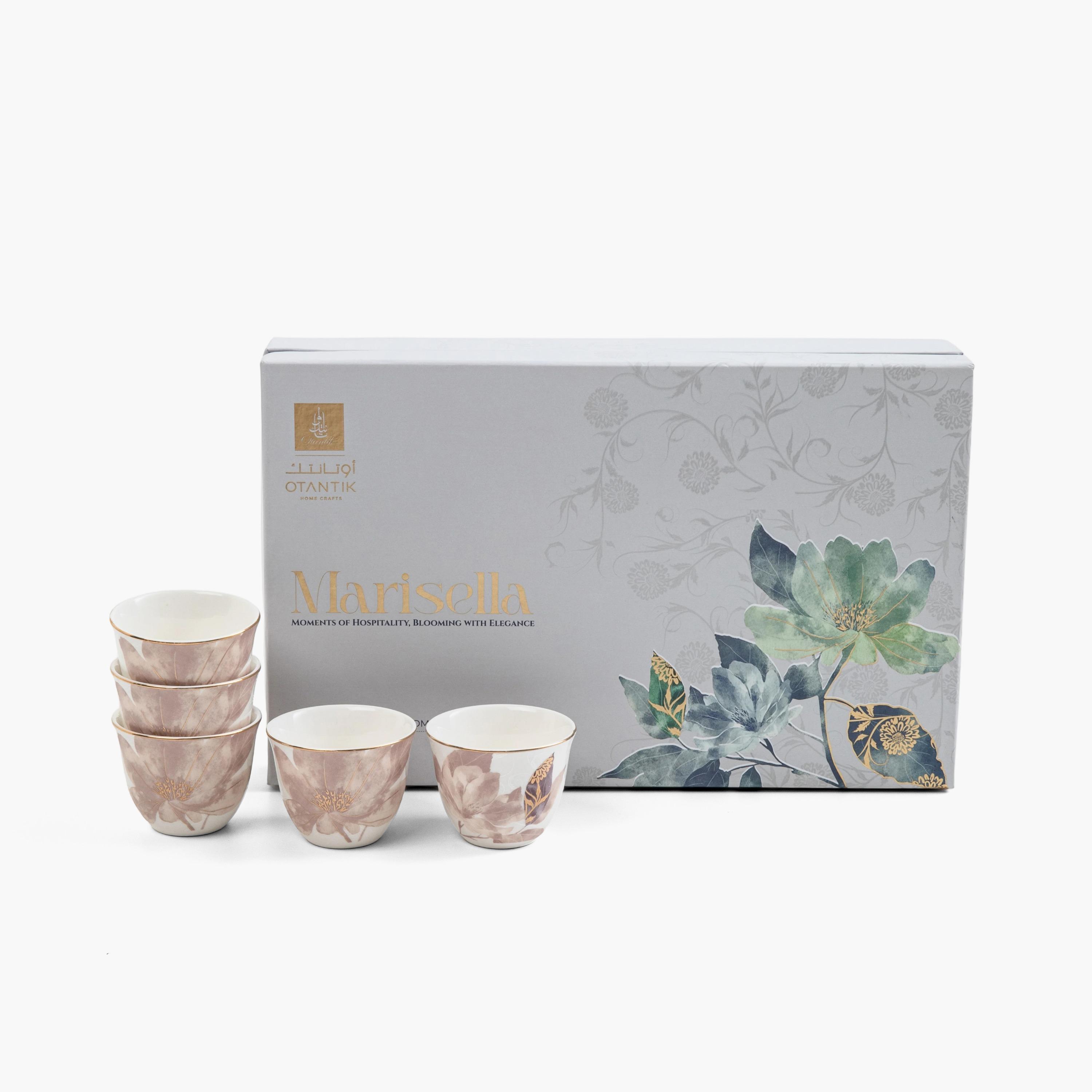 Floral Pattern Arabic 12 Pcs Coffee Cups-household-dining-teaandcoffee-teaandcoffeesets-image-4