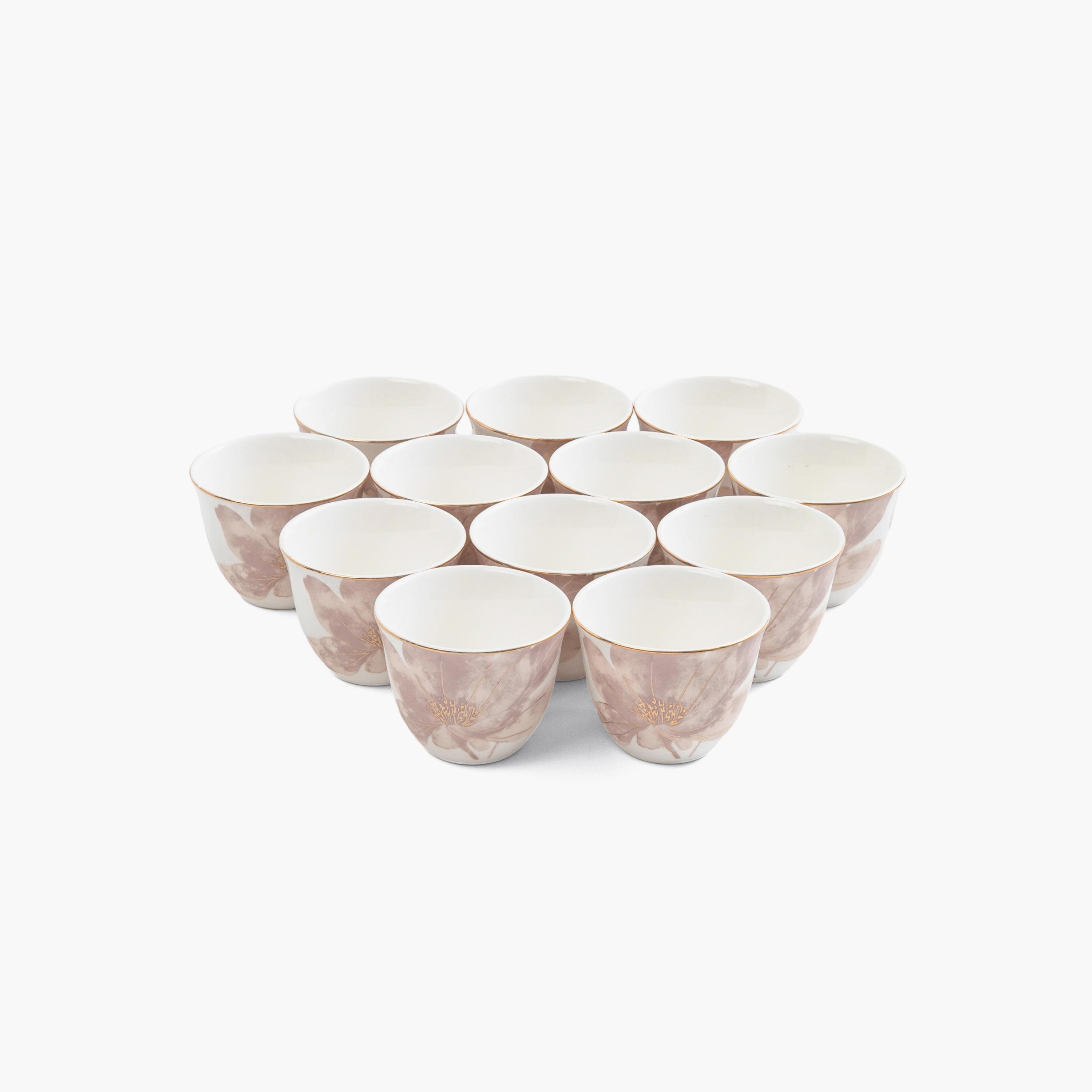 Floral Pattern Arabic 12 Pcs Coffee Cups-household-dining-teaandcoffee-teaandcoffeesets-image-6