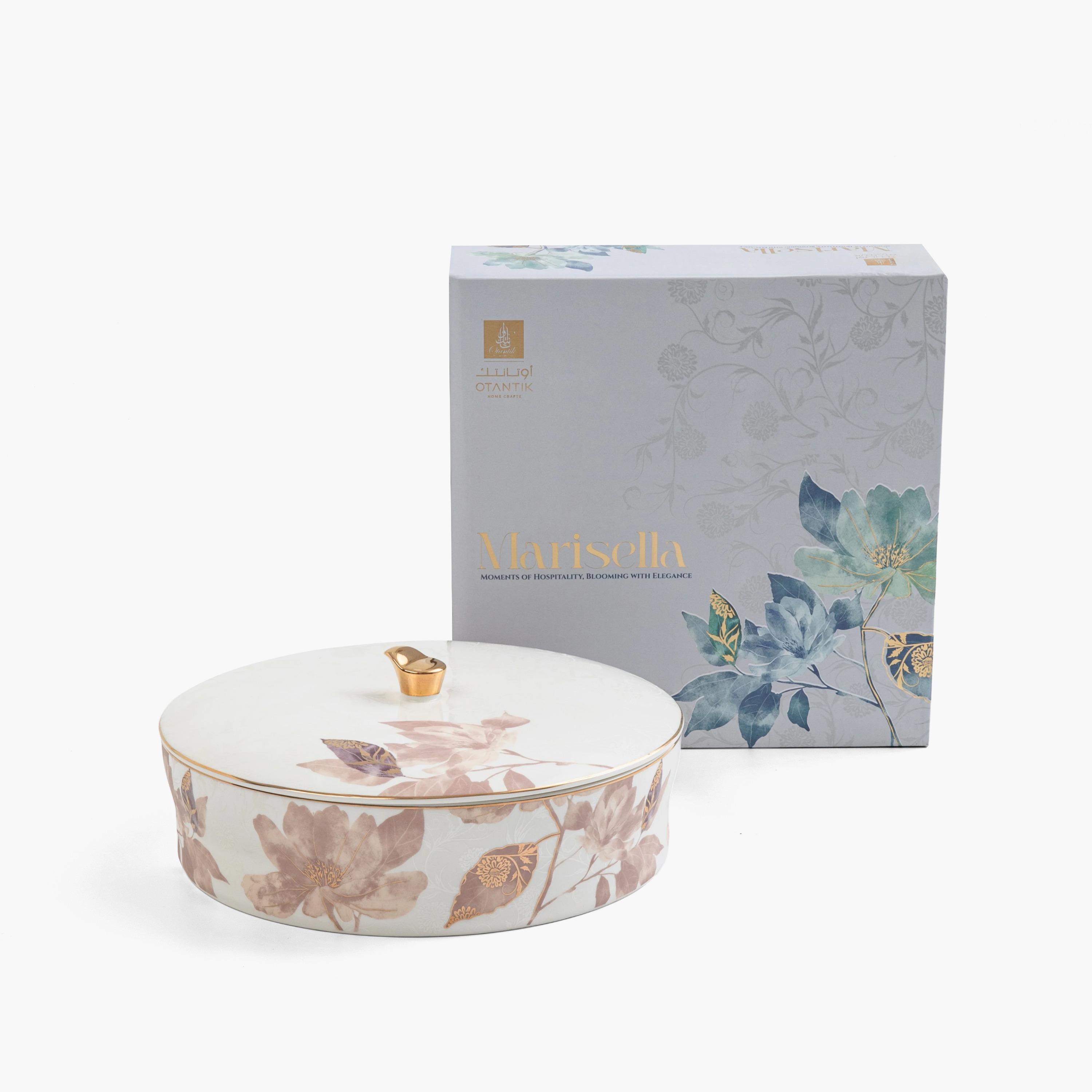 Floral Design Decorative Bowl-household-dining-dinnerware-bowls-image-1
