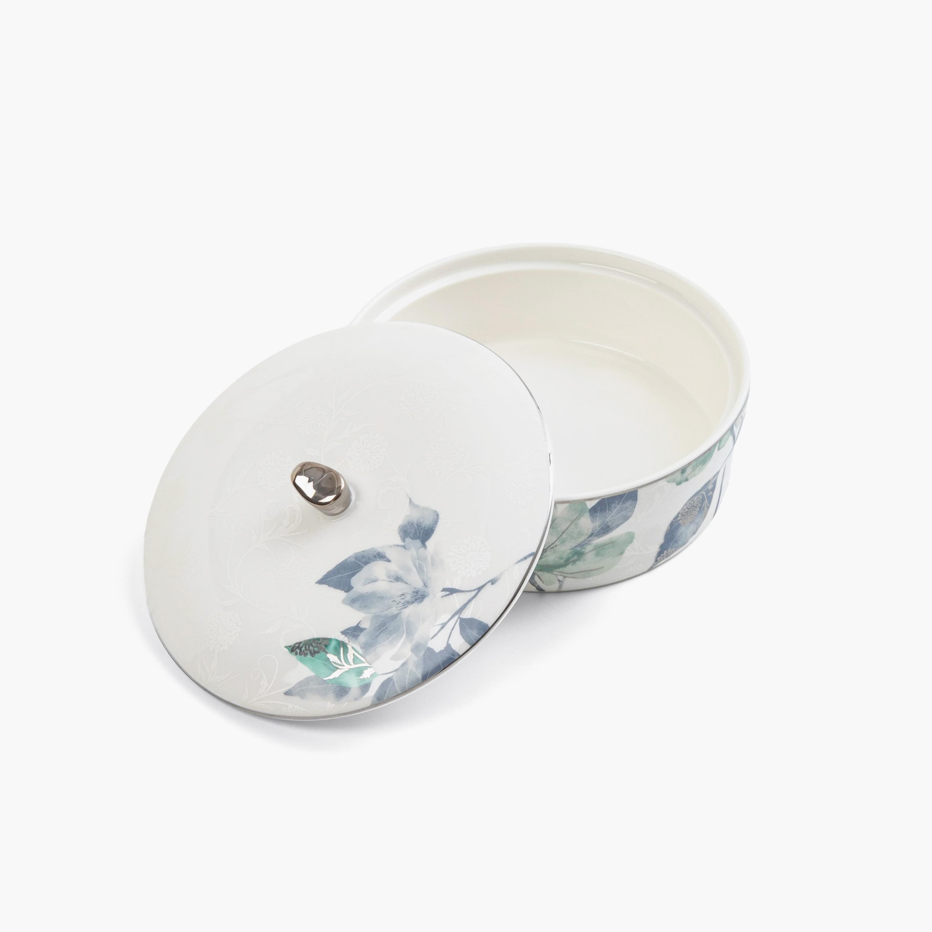 Floral Ceramic Date Bowl-household-dining-dinnerware-bowls-image-2