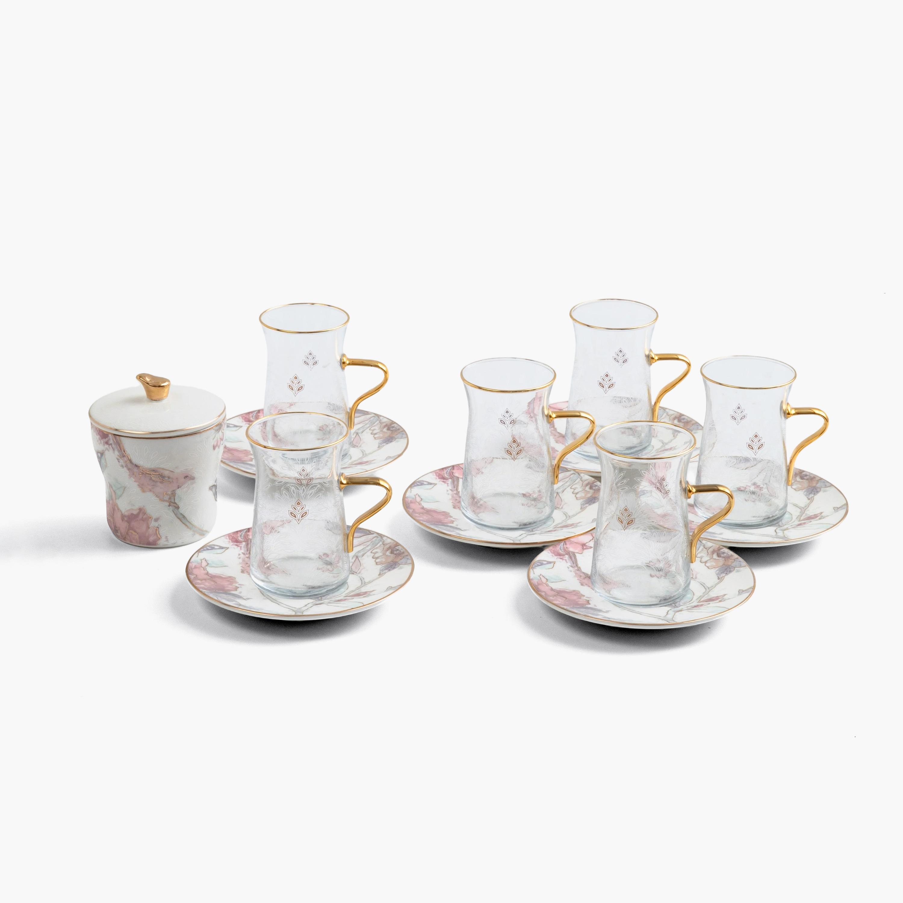 Floral Tea Set 13 Pieces-household-dining-teaandcoffee-teaandcoffeesets-image-15