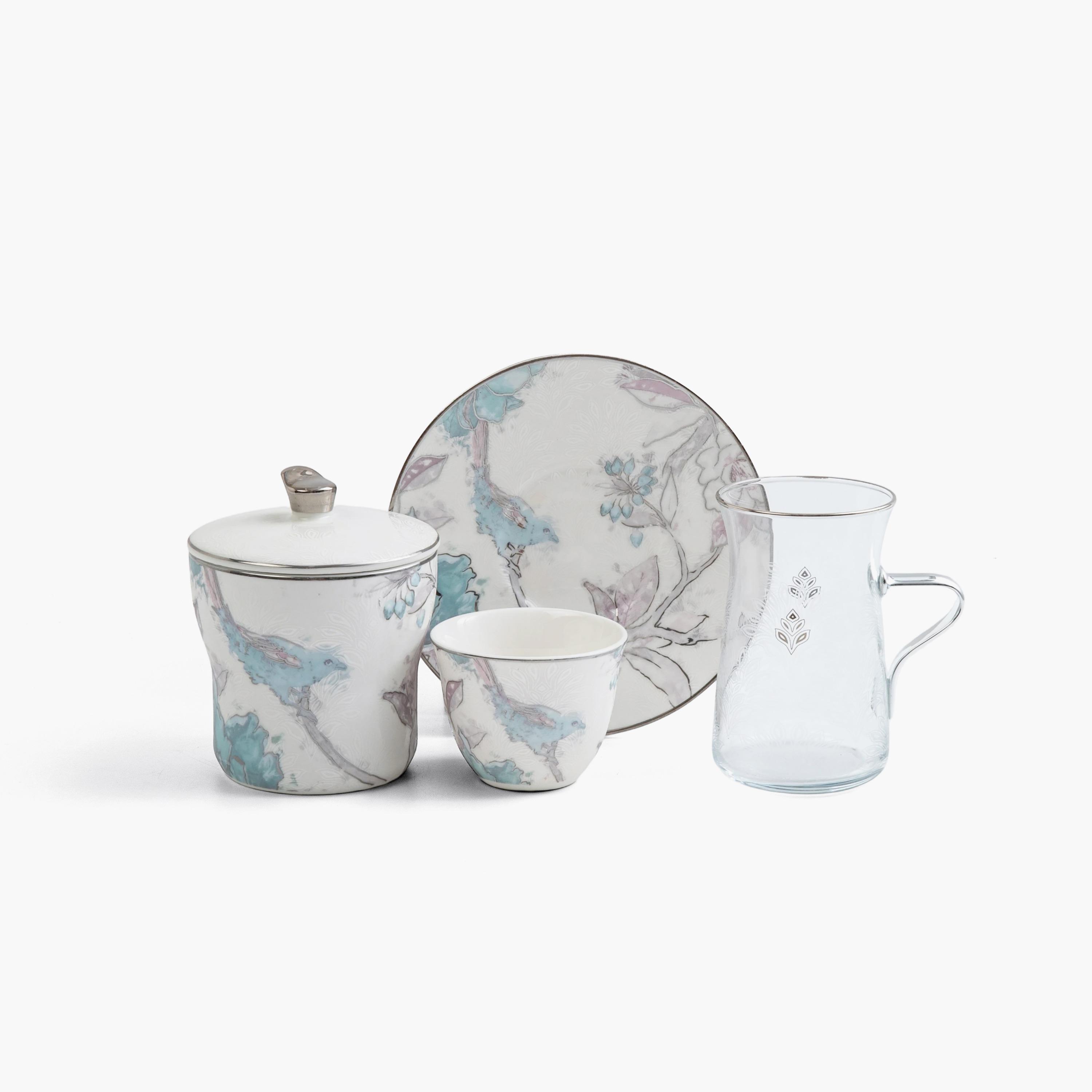 Floral Tea Coffee Serving Set-household-dining-teaandcoffee-teaandcoffeesets-image-2