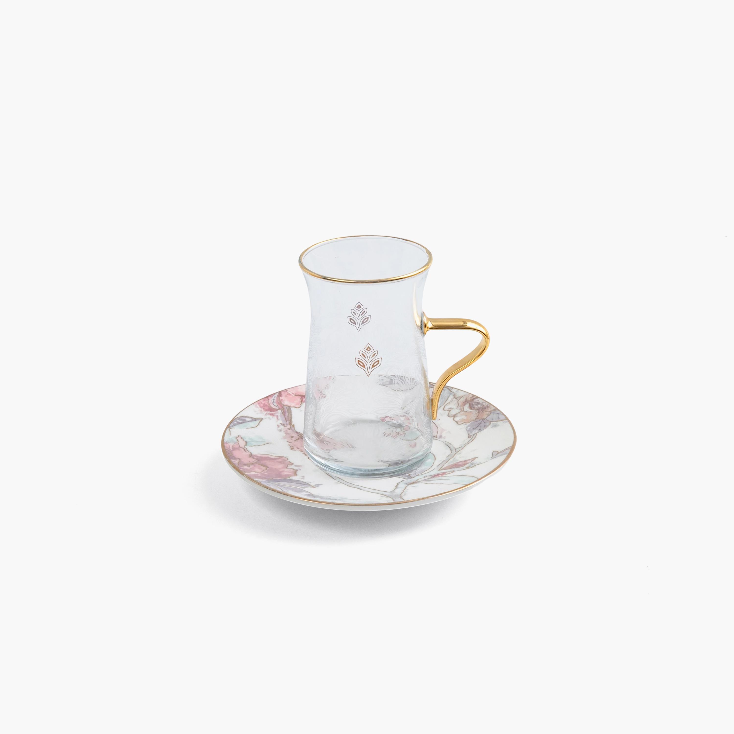 طقم تقديم الشاي والقهوة بنقوش زهرية-household-dining-teaandcoffee-teaandcoffeesets-image-15