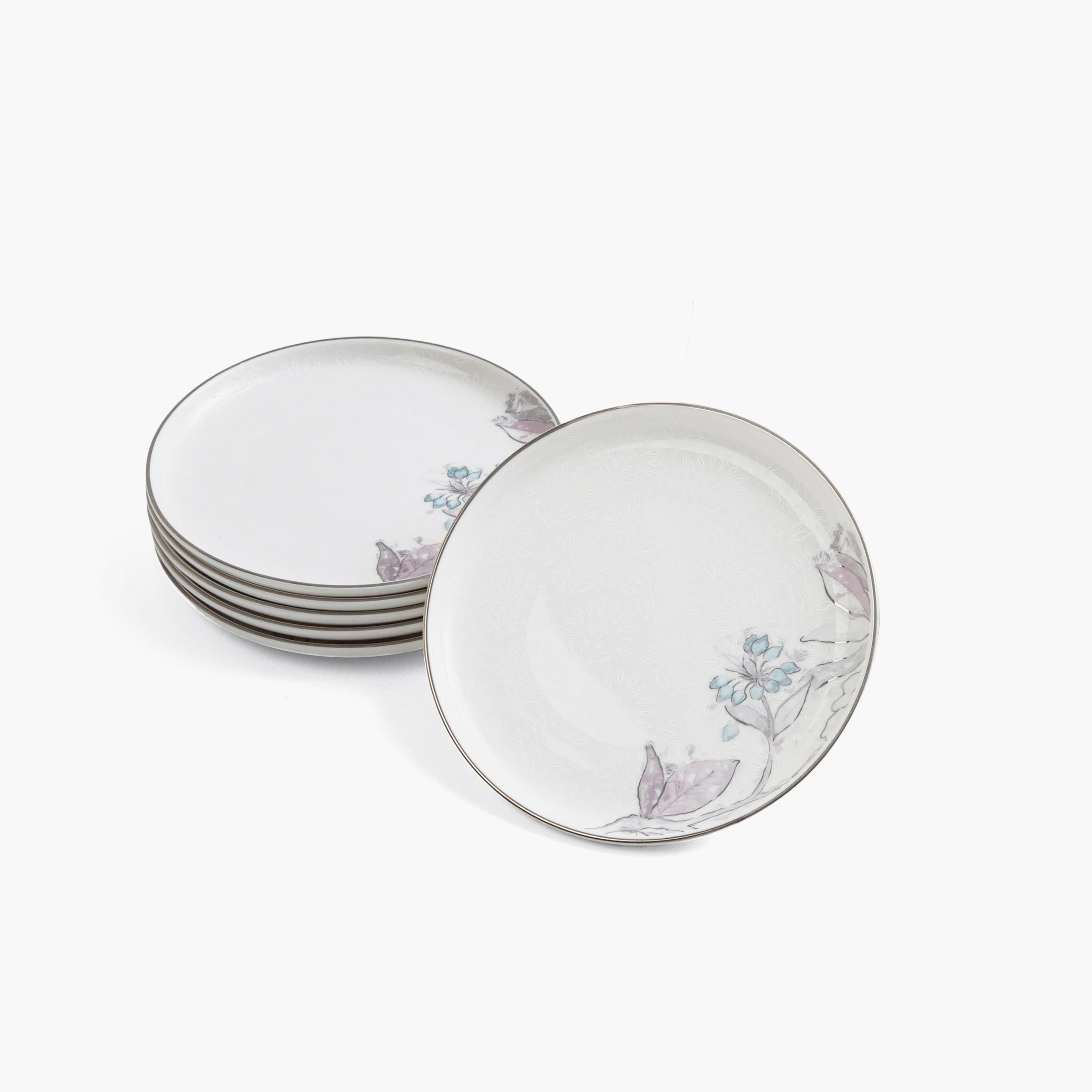 طقم تقديم كيك بنقوش زهور-household-dining-serveware-cakestands-image-4