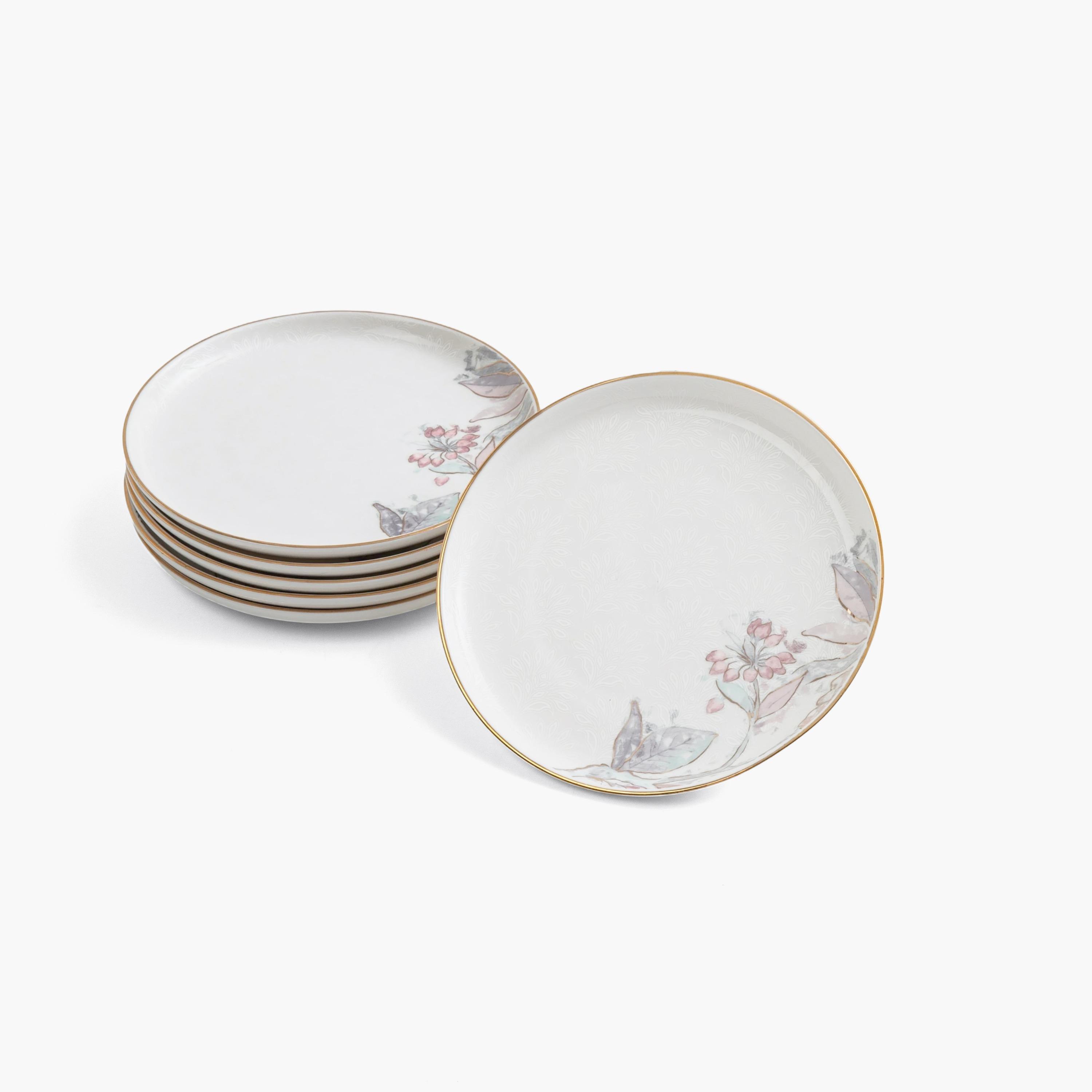 طقم تقديم كيك بنقوش زهور-household-dining-serveware-cakestands-image-14