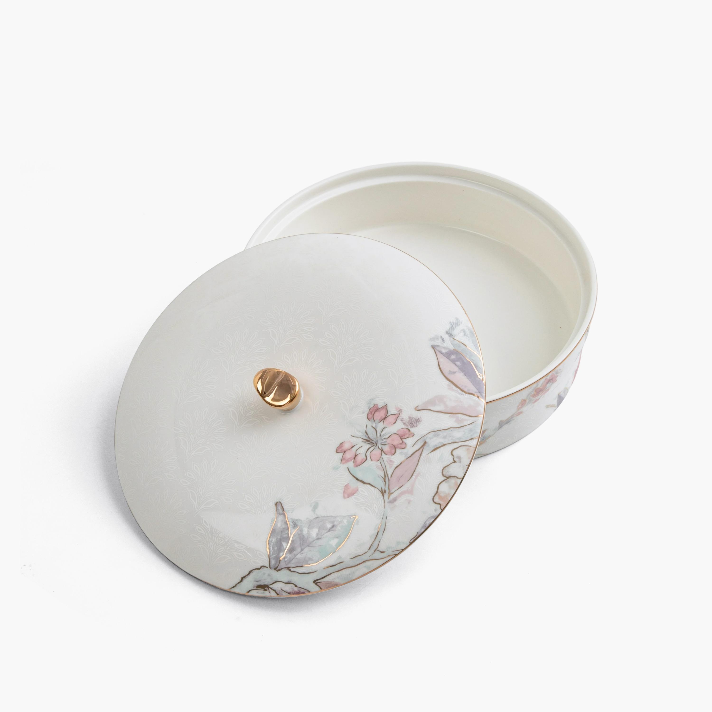 وعاء تقديم مزهر خزامى-household-dining-dinnerware-bowls-image-6