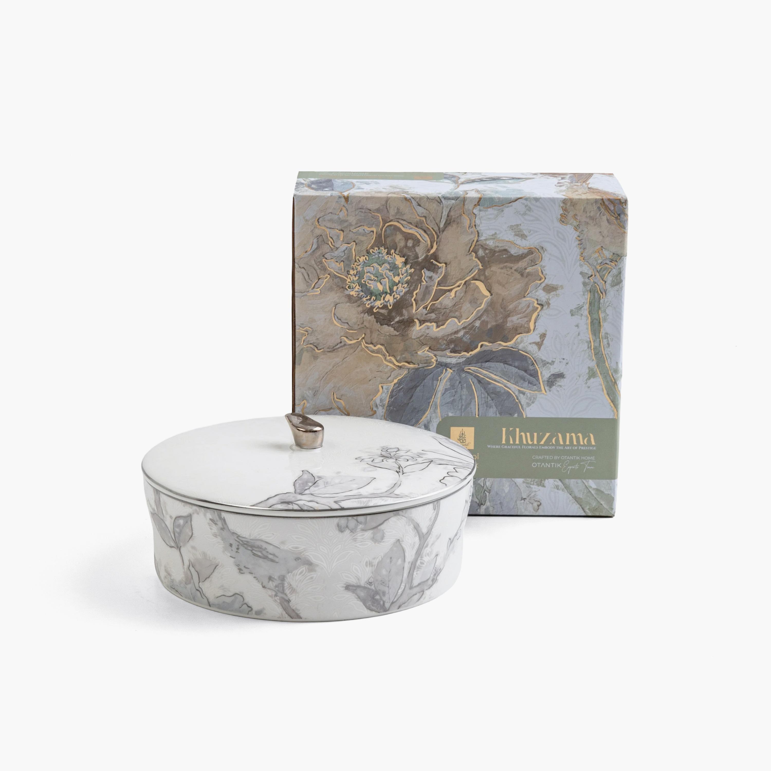وعاء تمر خزامى مزخرف بالزهور-household-dining-dinnerware-bowls-image-5