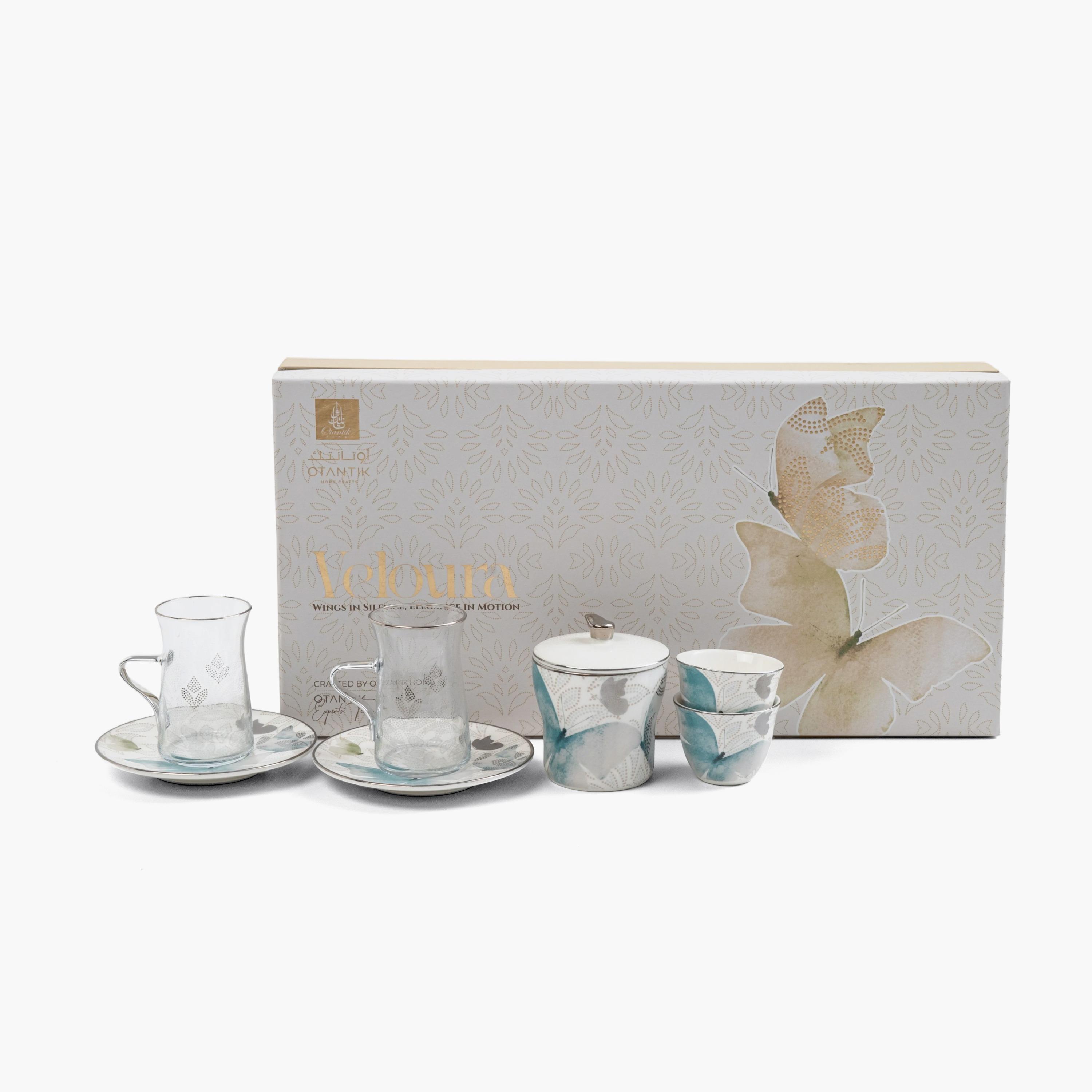 Veloura Tea and Coffee Set 19-Piece-household-dining-teaandcoffee-teaandcoffeesets-image-1