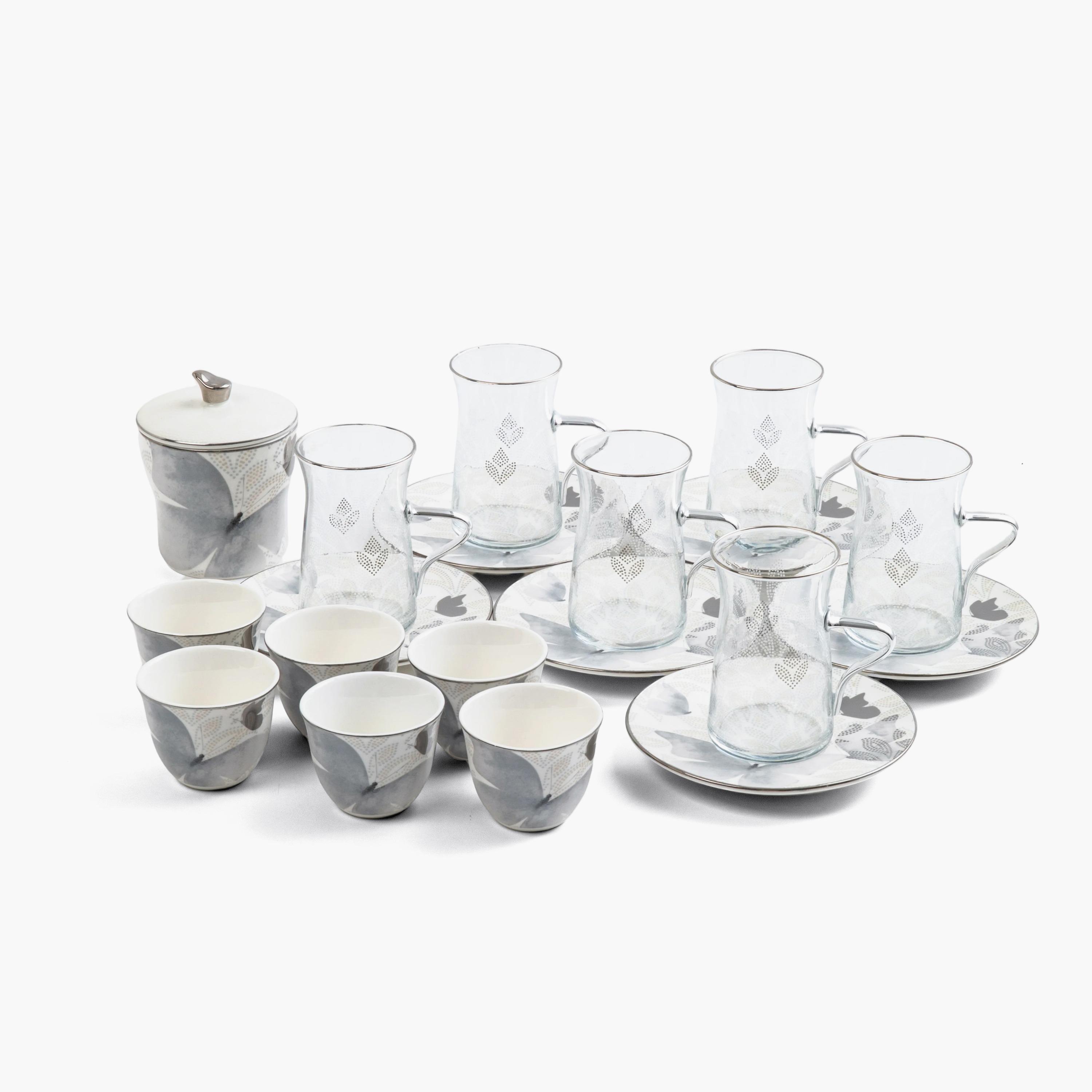 طقم شاي وقهوة فيلورا 19 قطعة-household-dining-teaandcoffee-teaandcoffeesets-image-4
