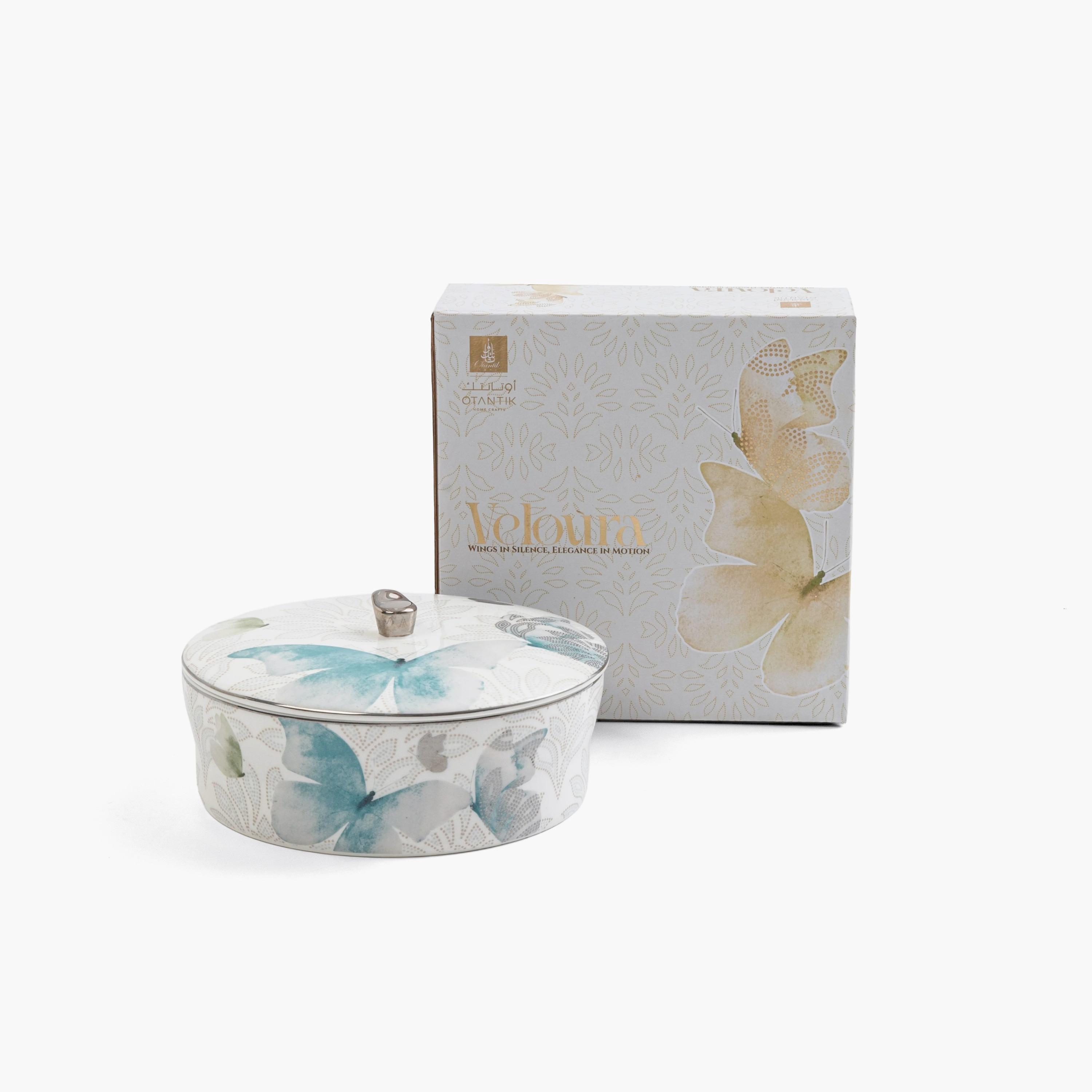 وعاء سيراميك بنقشة فراشات-household-dining-dinnerware-bowls-image-6