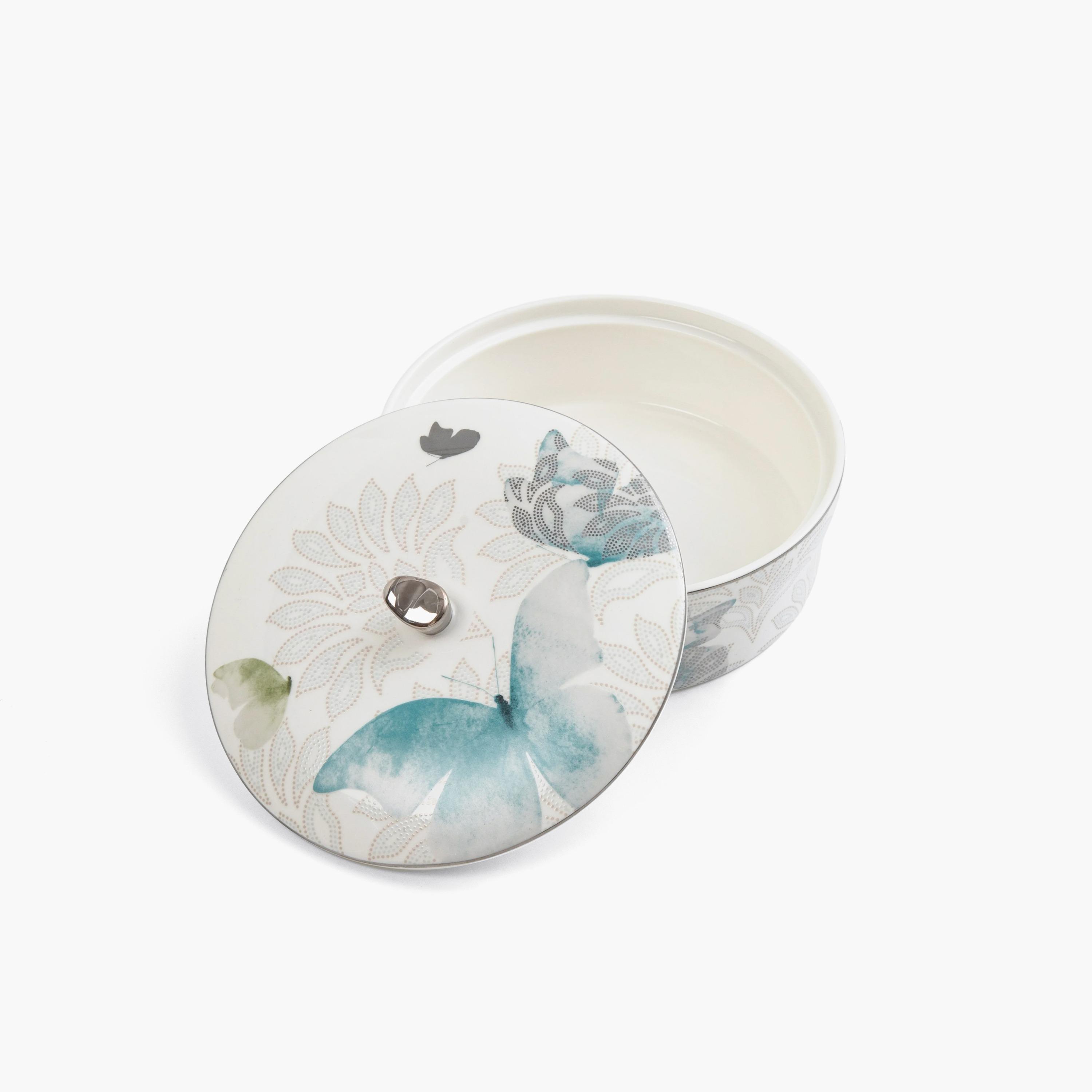 وعاء سيراميك بنقشة فراشات-household-dining-dinnerware-bowls-image-5