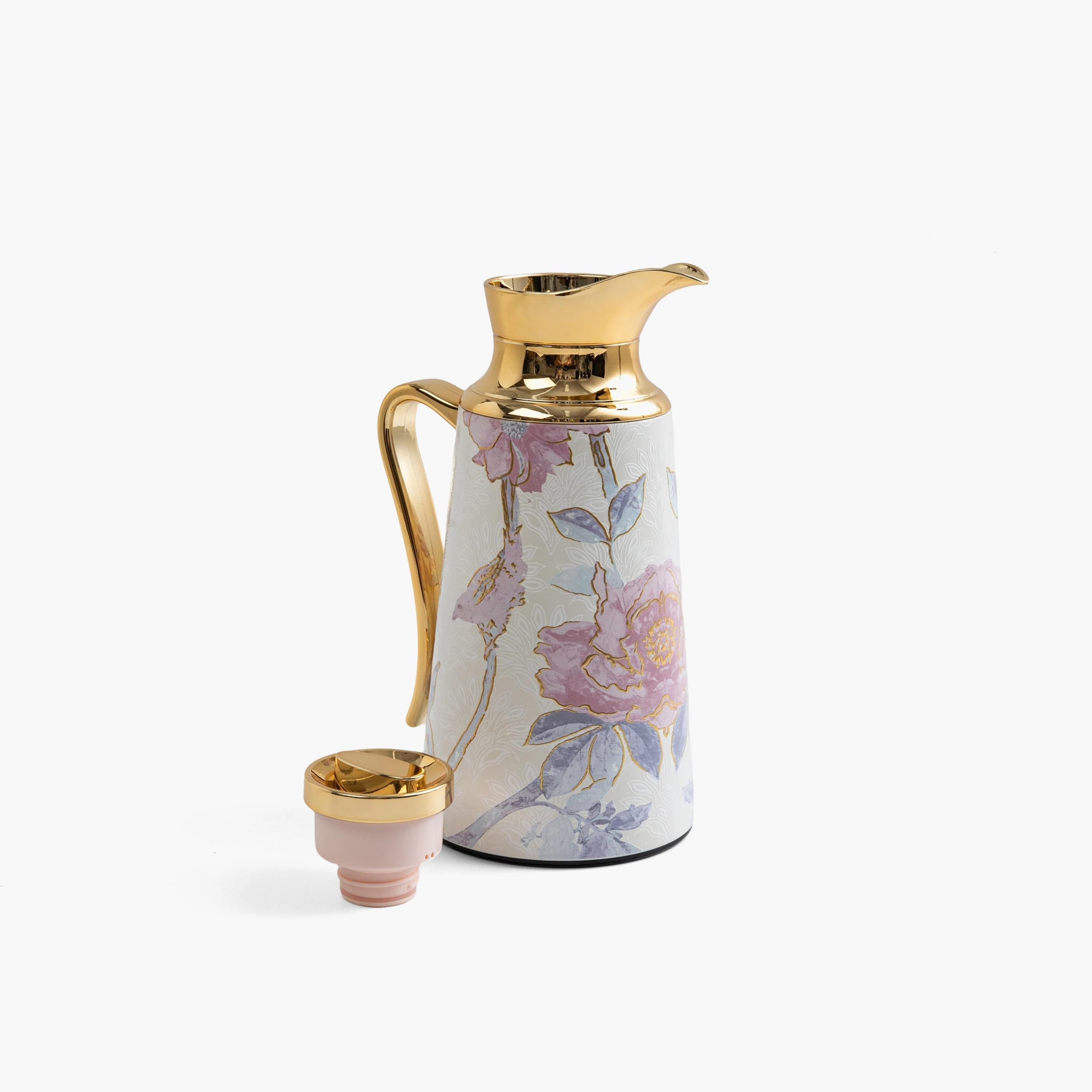 Floral Vacuum Flask-household-dining-teaandcoffee-vacuumflaskscoffeeandteapots-image-1