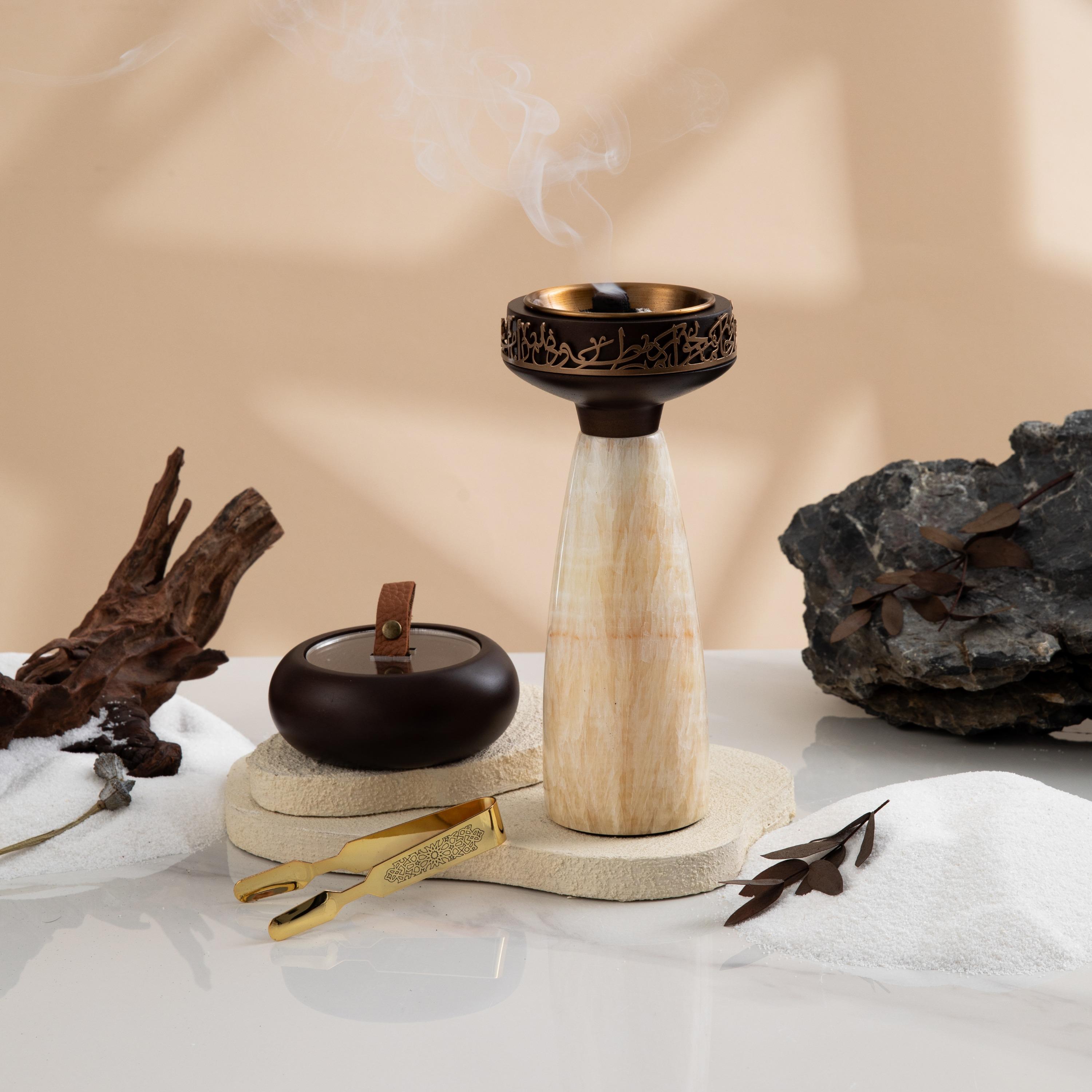 Elegant Marble Incense Burner Set-household-dining-shopbysolutions-ashtrays-image-1