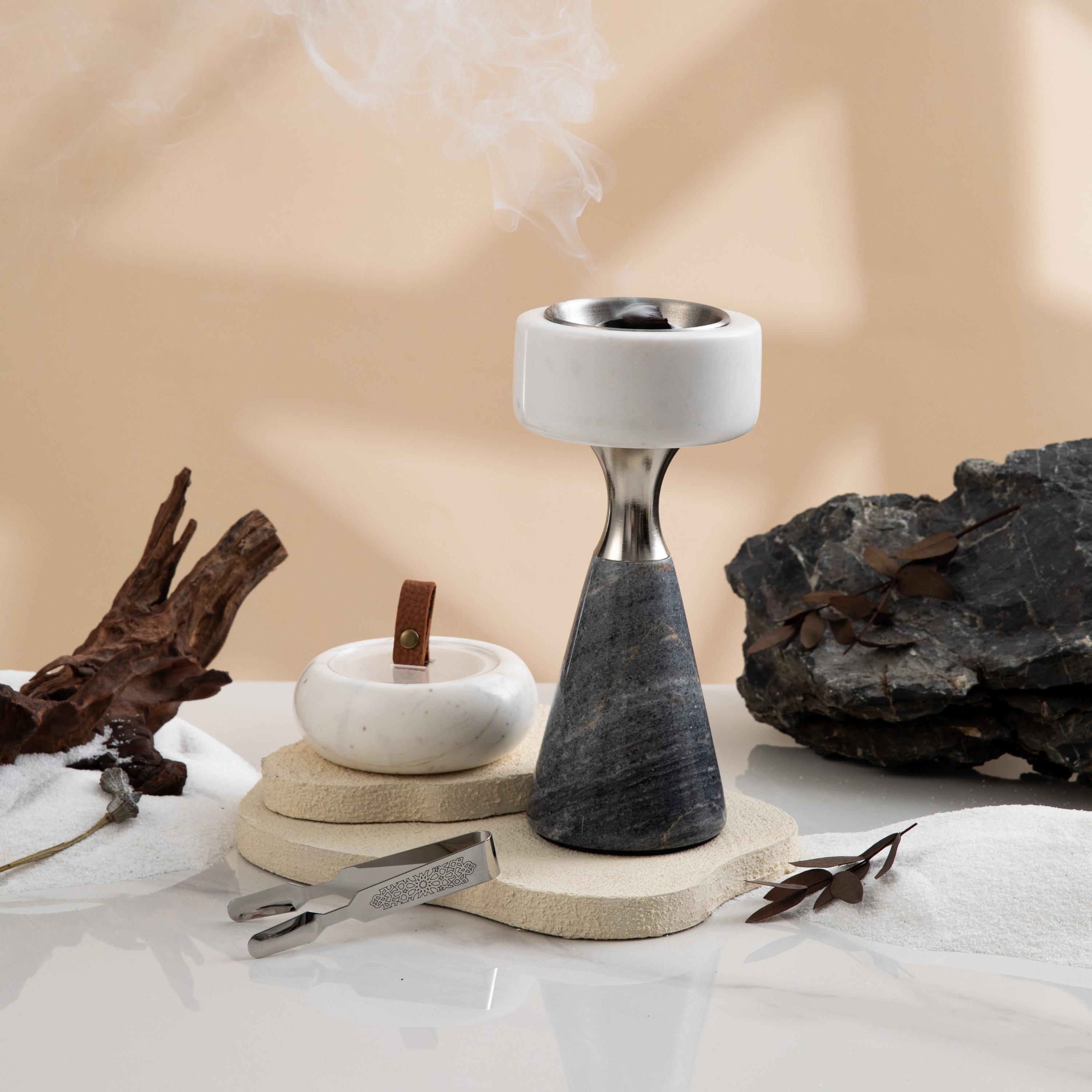 Elegant Marble Incense Burner Set-household-dining-shopbysolutions-ashtrays-image-15