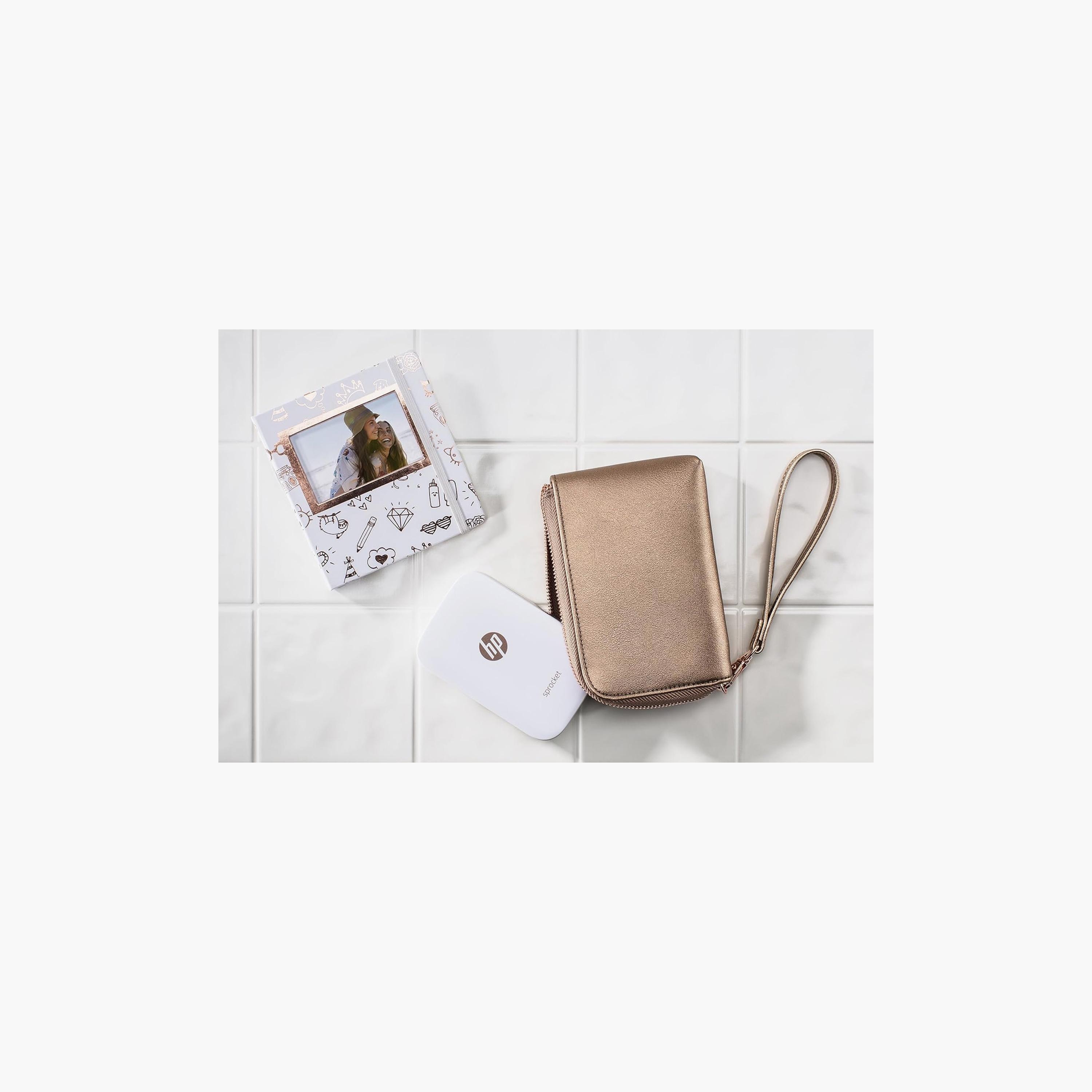 HP Sprocket Gold and White Photo Album | 2HS31A-electronics-portabledevices-image-2