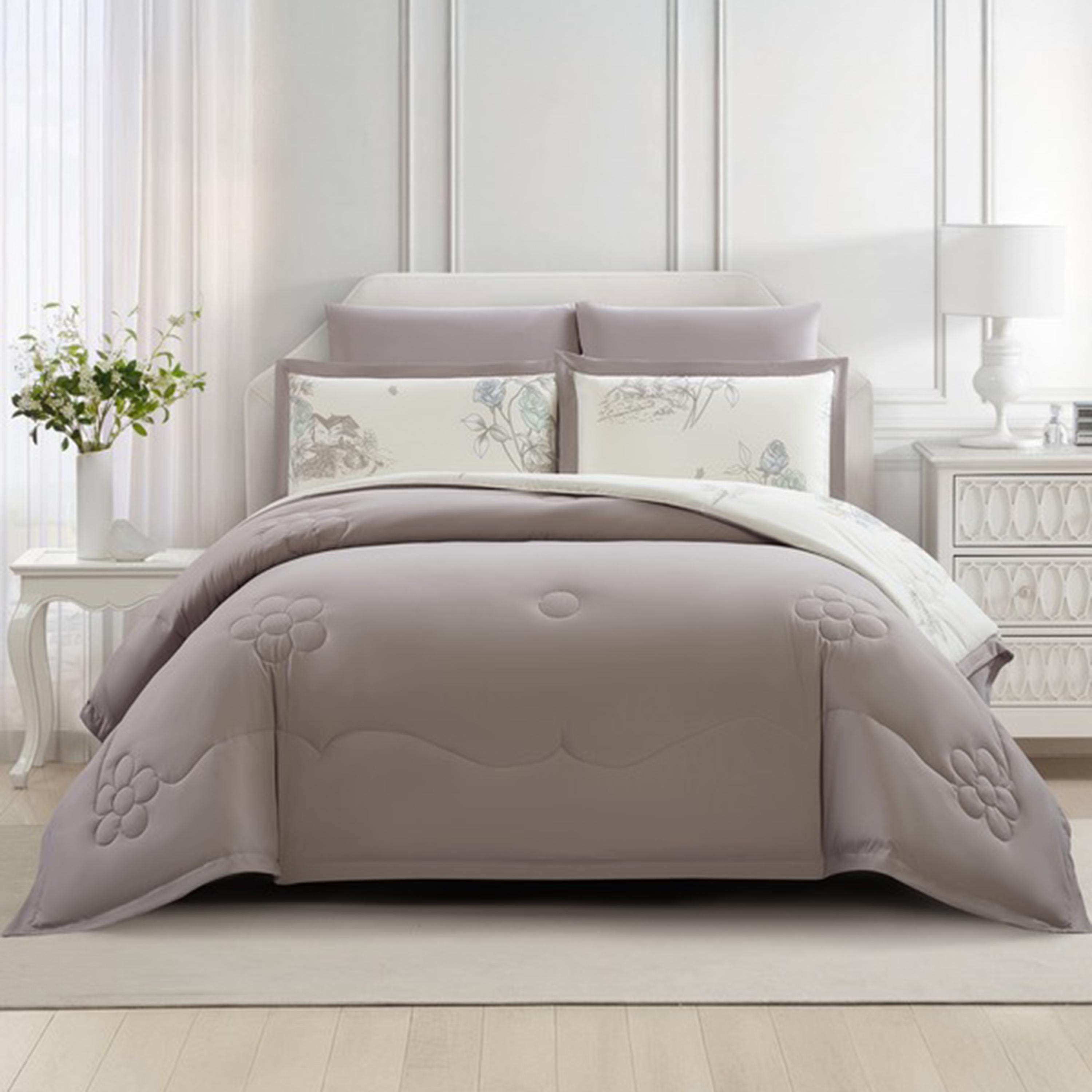 دونا طقم لحاف سرير كينغ مزهر قابل للعكس-household-bedding-comfortersandbedspreads-comforters-image-3