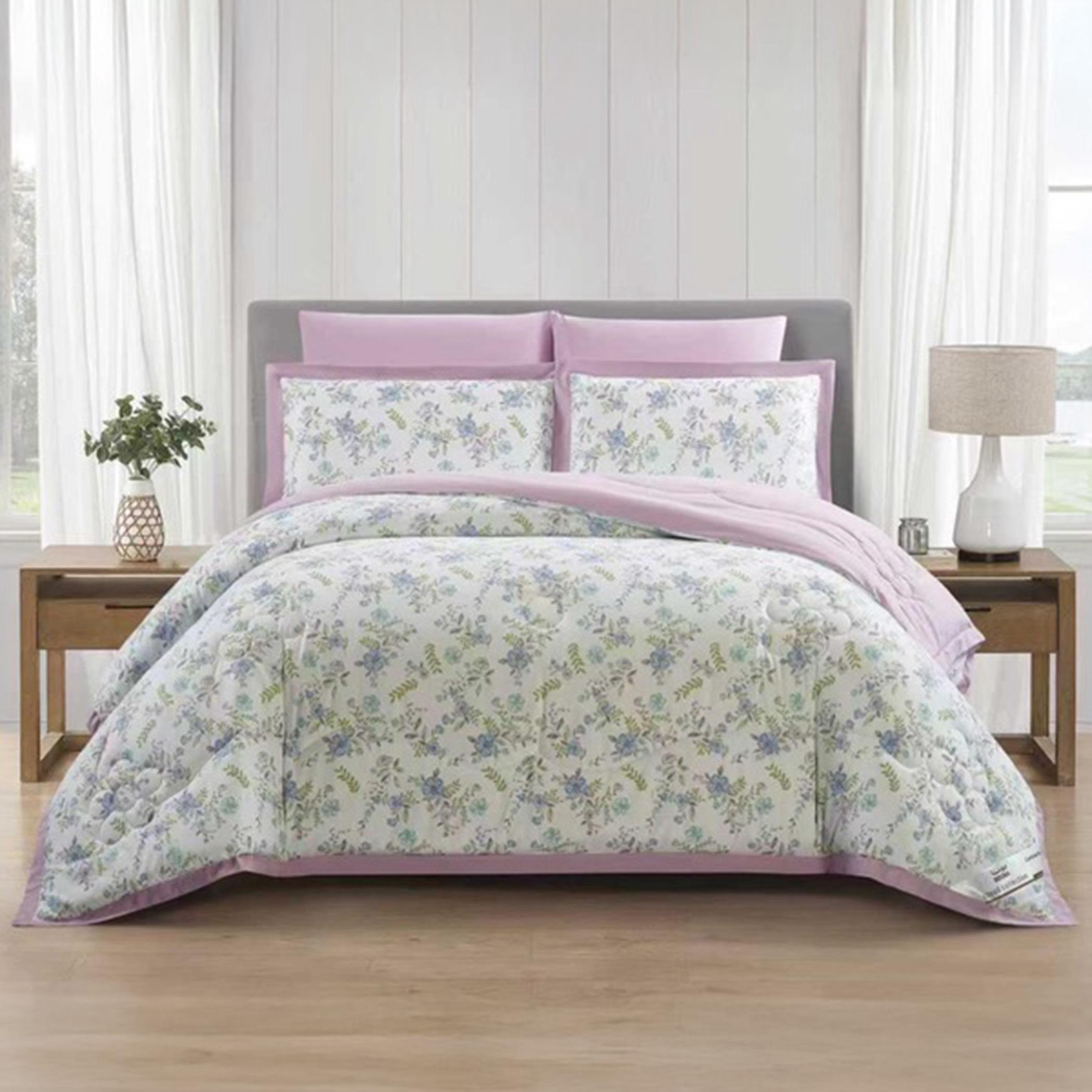 Reversible Floral King Comforter Set-household-bedding-comfortersandbedspreads-comforters-image-25