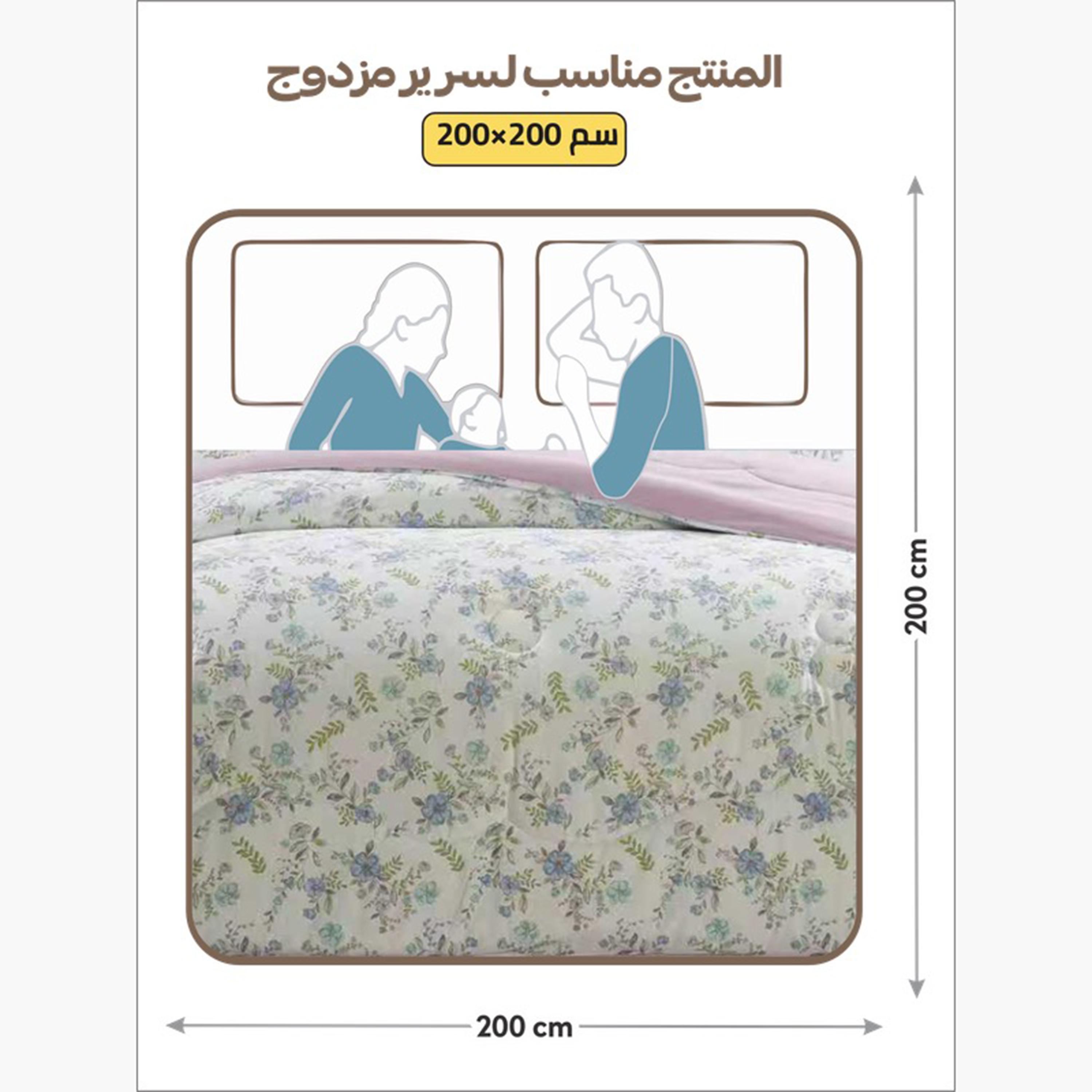 Reversible Floral King Comforter Set-household-bedding-comfortersandbedspreads-comforters-image-27