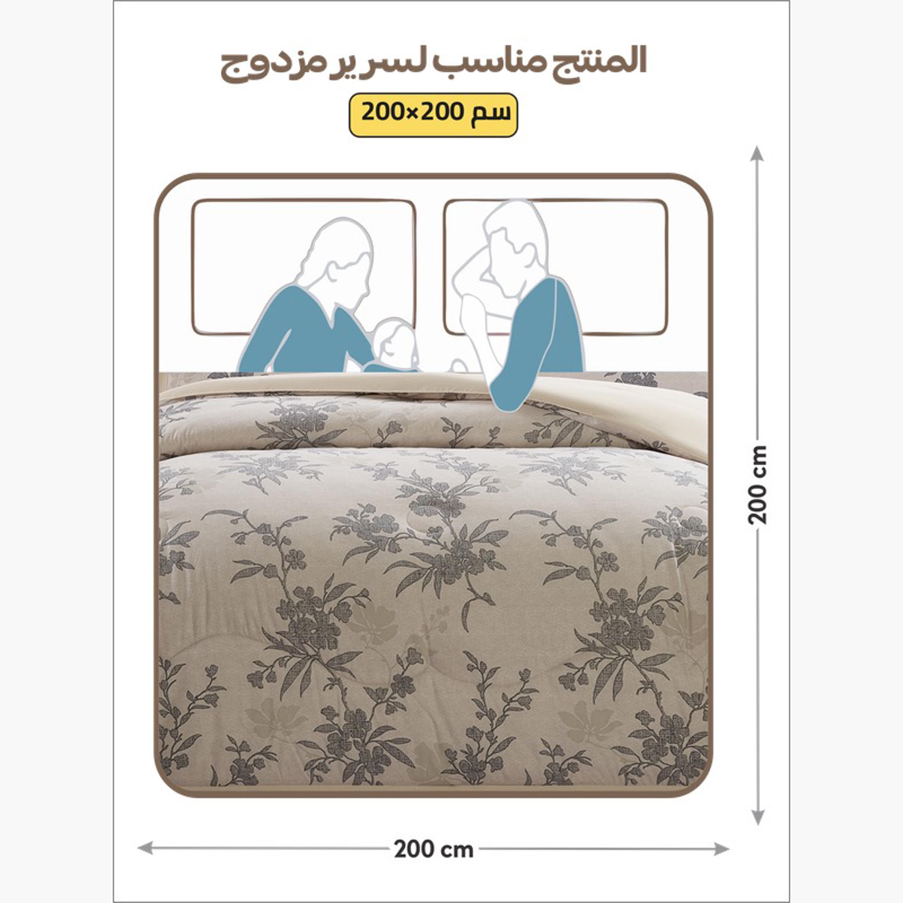 Reversible Floral King Comforter Set-household-bedding-comfortersandbedspreads-comforters-image-33
