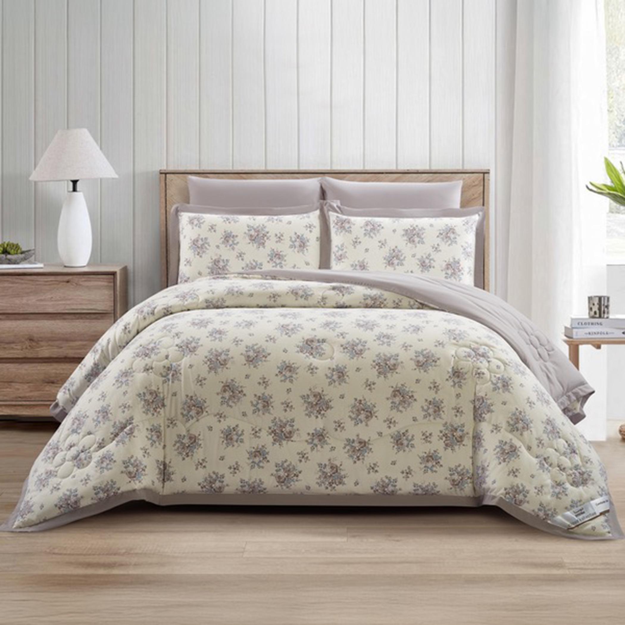 Reversible Floral King Comforter Set-household-bedding-comfortersandbedspreads-comforters-image-49