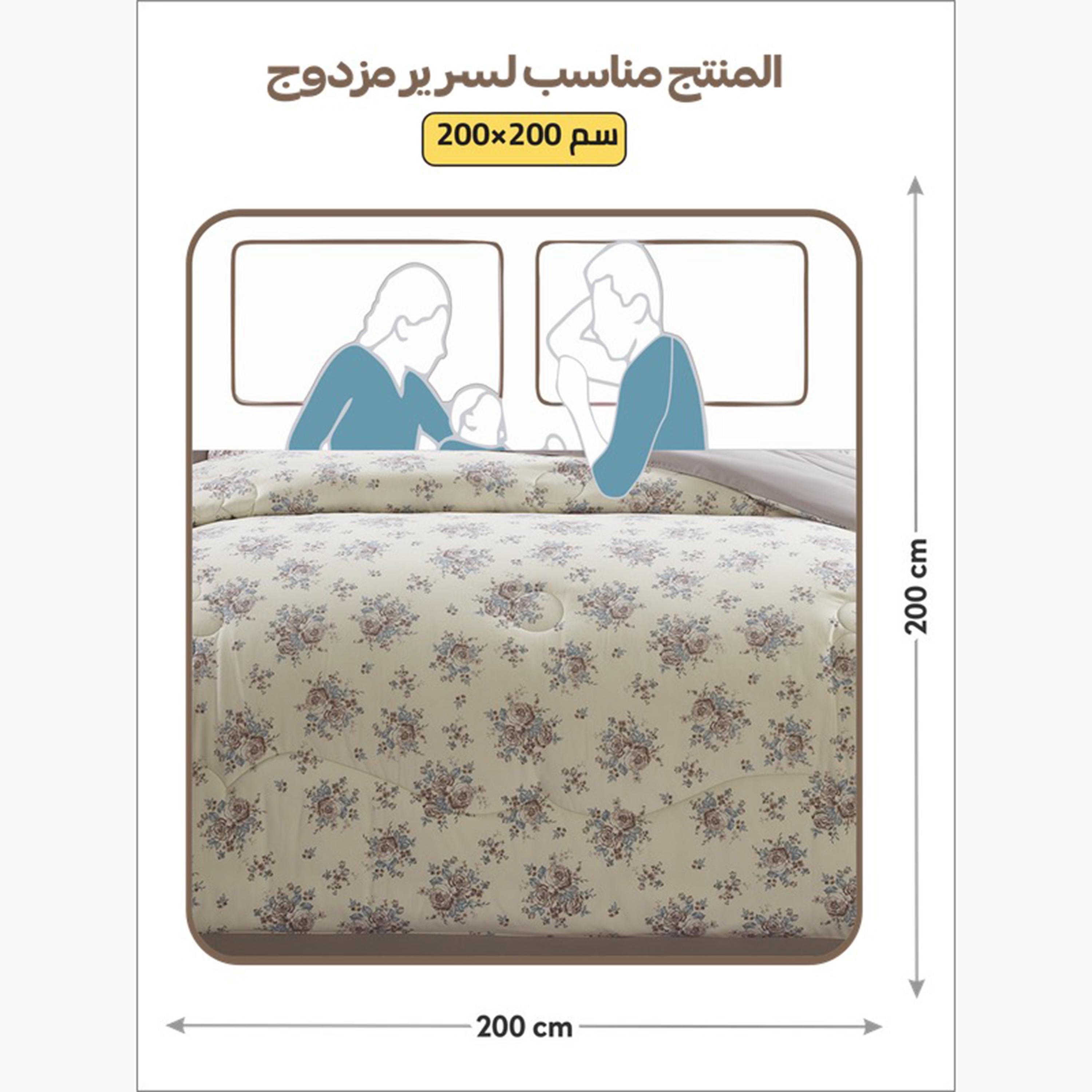 Reversible Floral King Comforter Set-household-bedding-comfortersandbedspreads-comforters-image-51