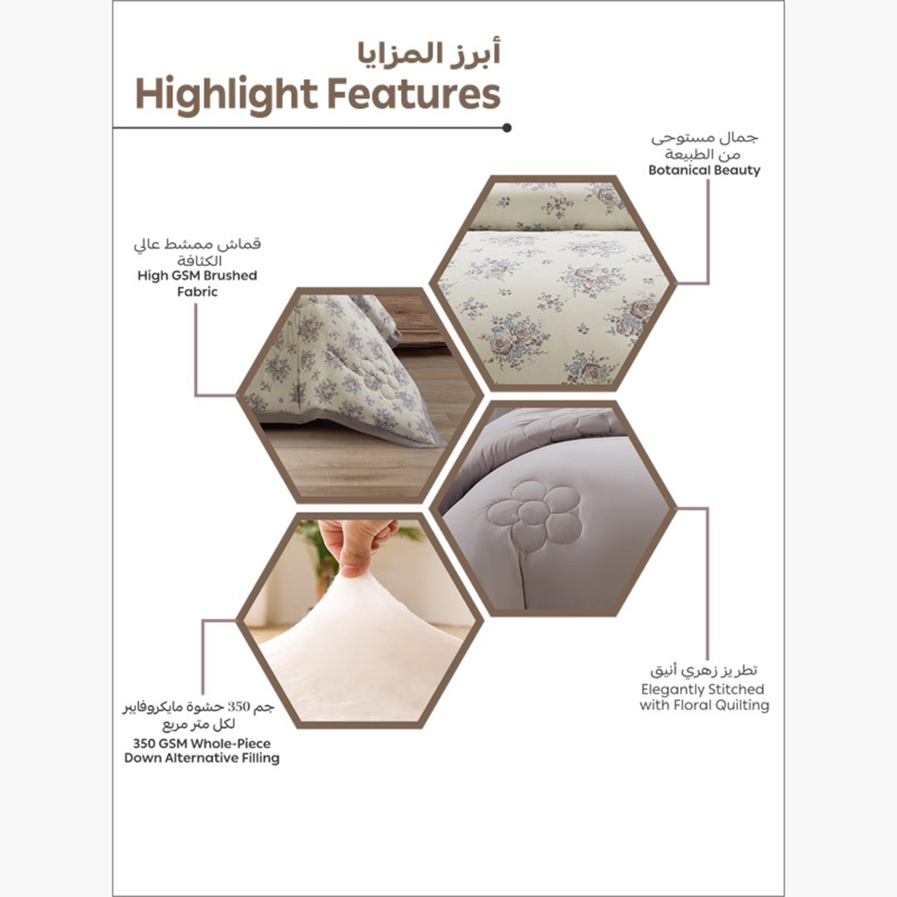 Reversible Floral King Comforter Set-household-bedding-comfortersandbedspreads-comforters-image-53