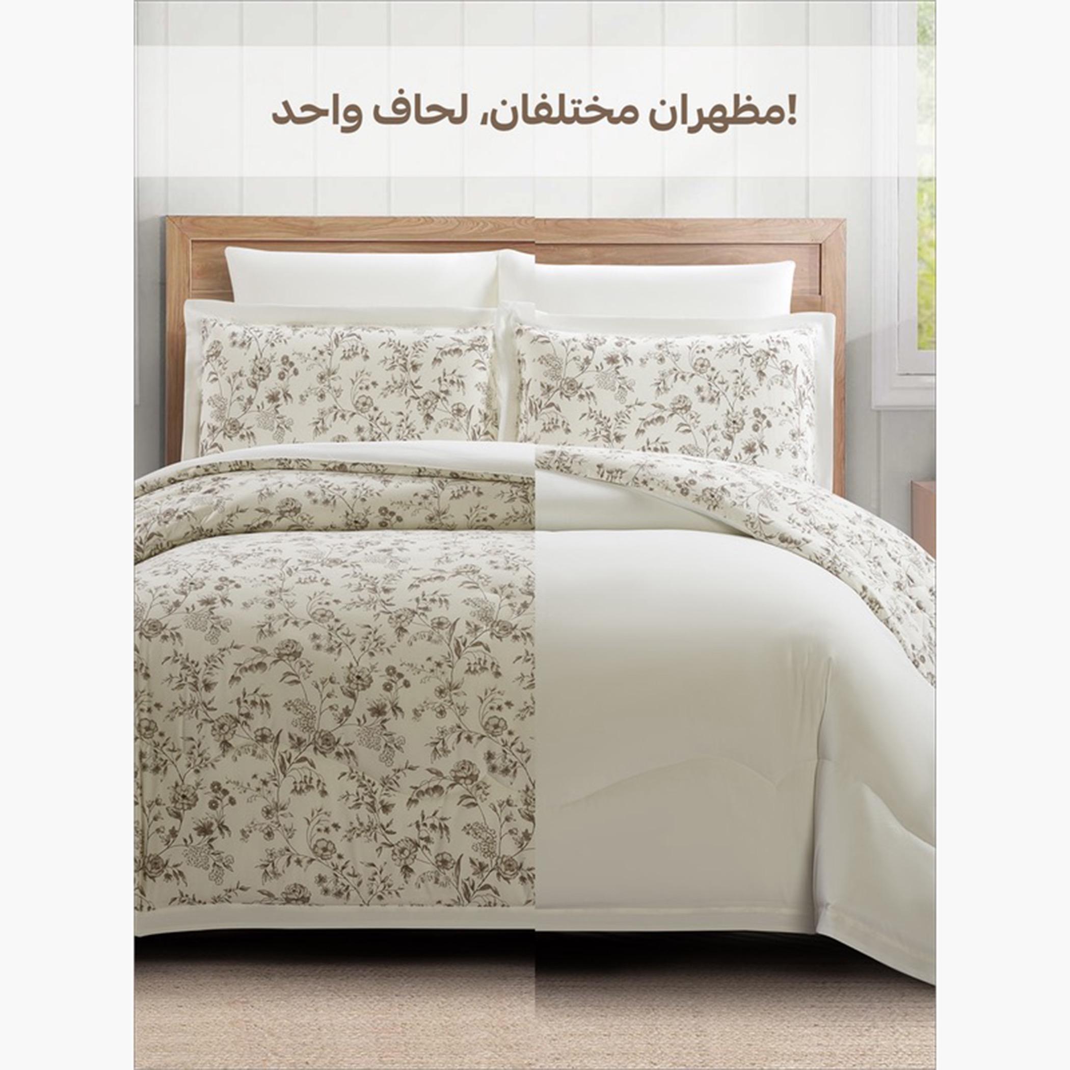 Reversible Floral King Comforter Set-household-bedding-comfortersandbedspreads-comforters-image-60