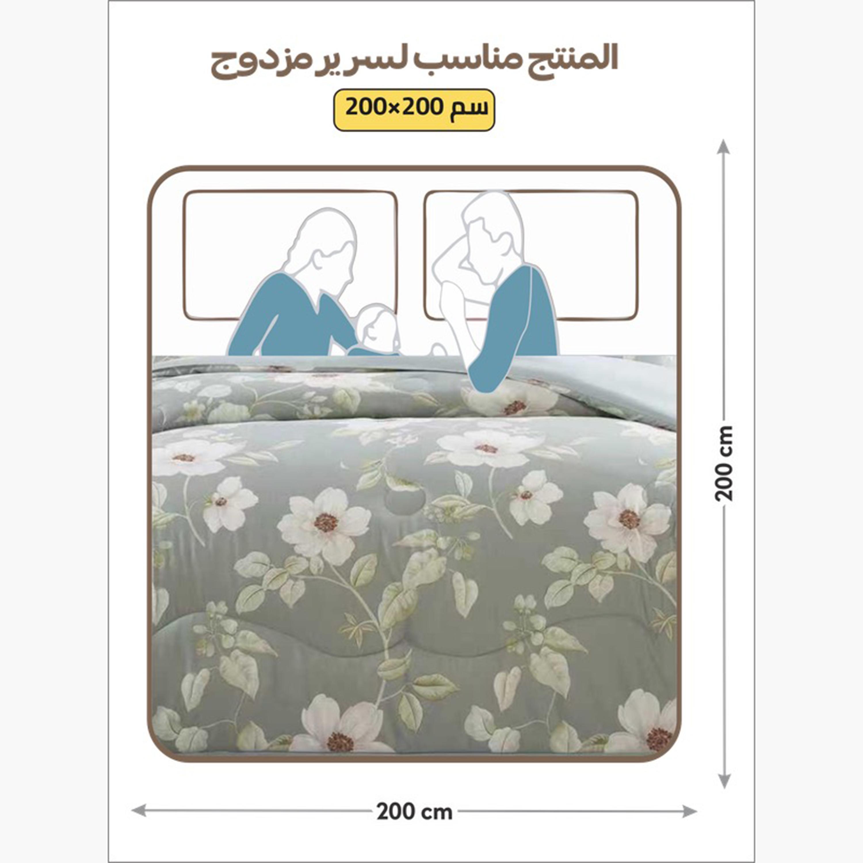 Reversible Floral King Comforter Set-household-bedding-comfortersandbedspreads-comforters-image-69