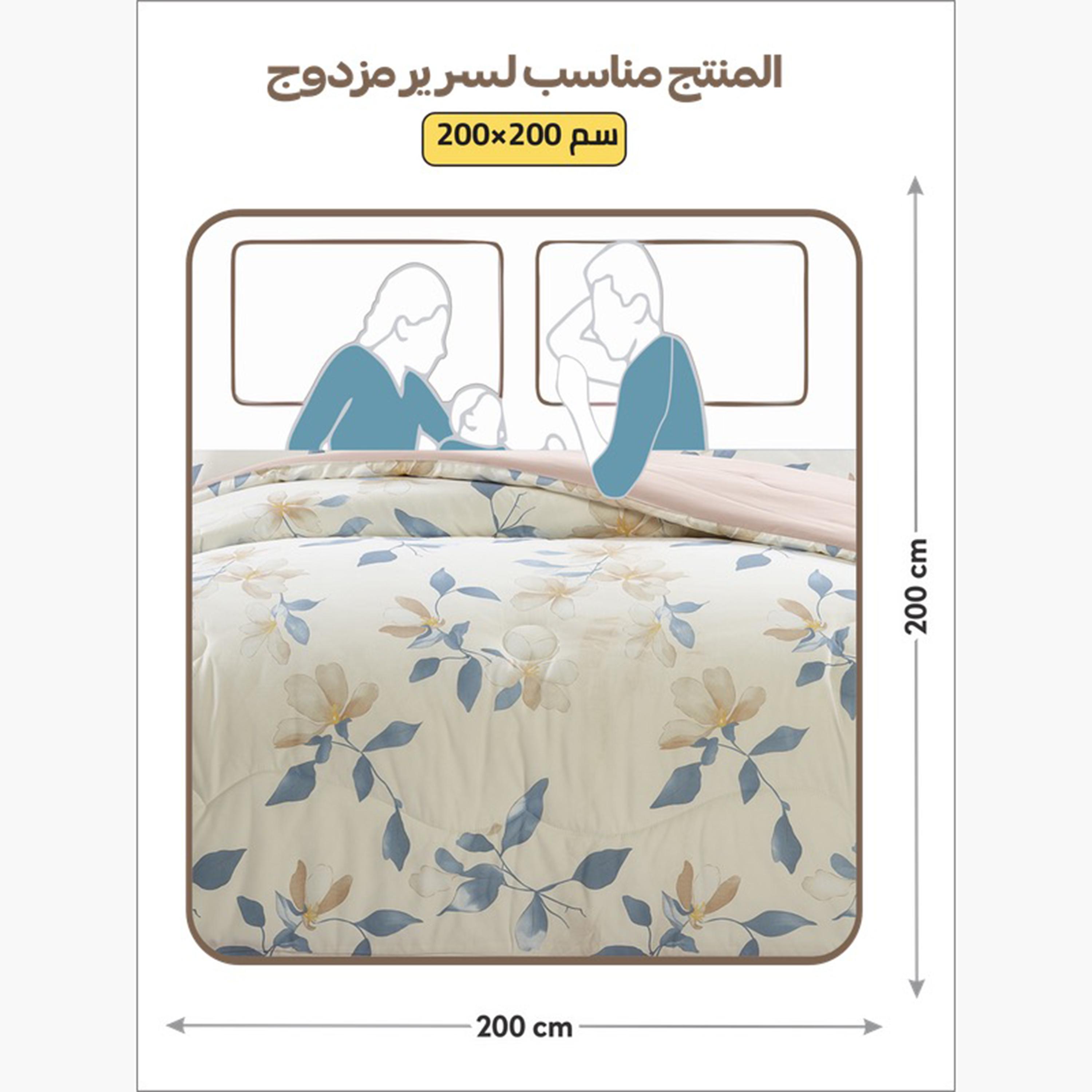 Reversible Floral King Comforter Set-household-bedding-comfortersandbedspreads-comforters-image-81