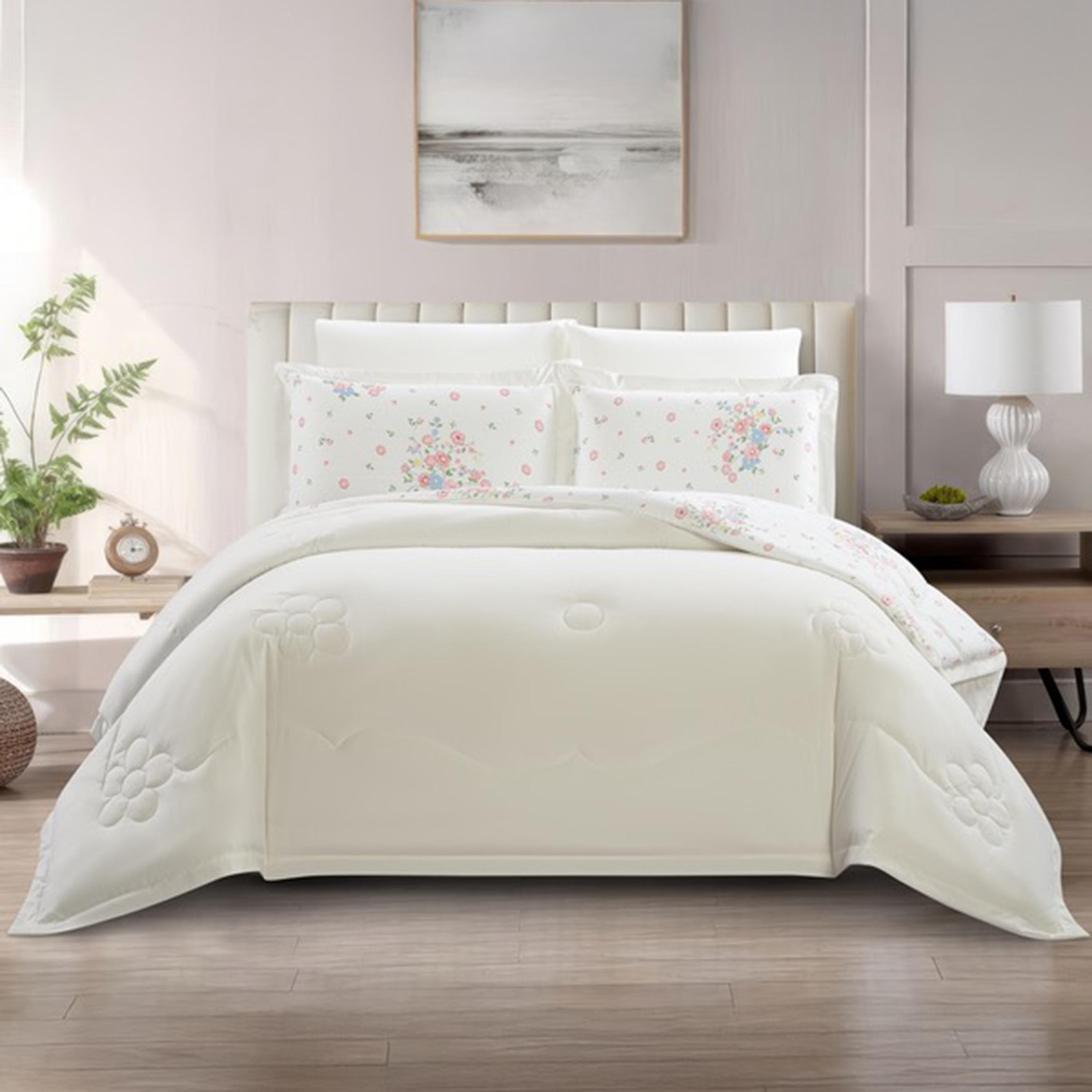 Reversible Floral King Comforter Set-household-bedding-comfortersandbedspreads-comforters-image-86