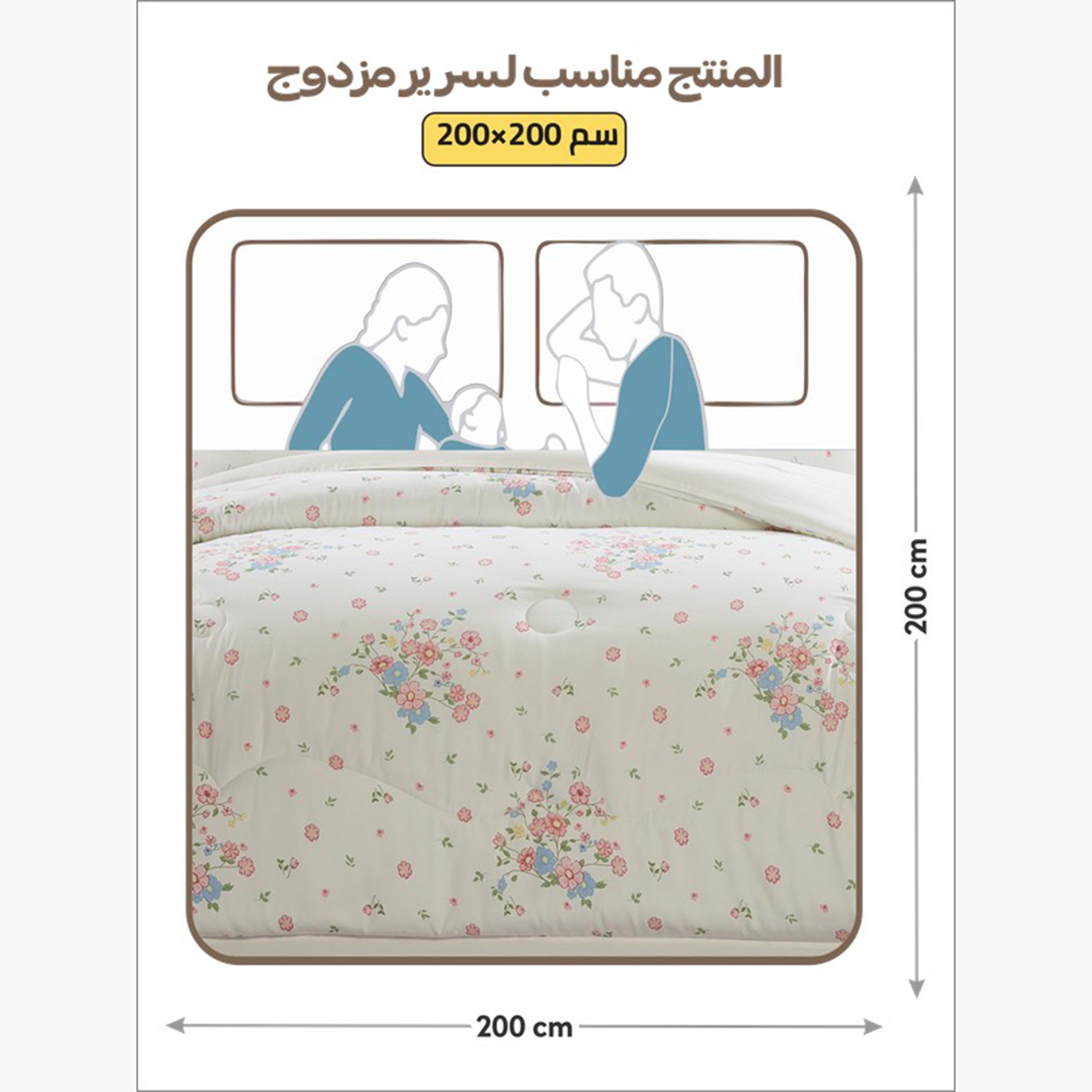 Reversible Floral King Comforter Set-household-bedding-comfortersandbedspreads-comforters-image-87