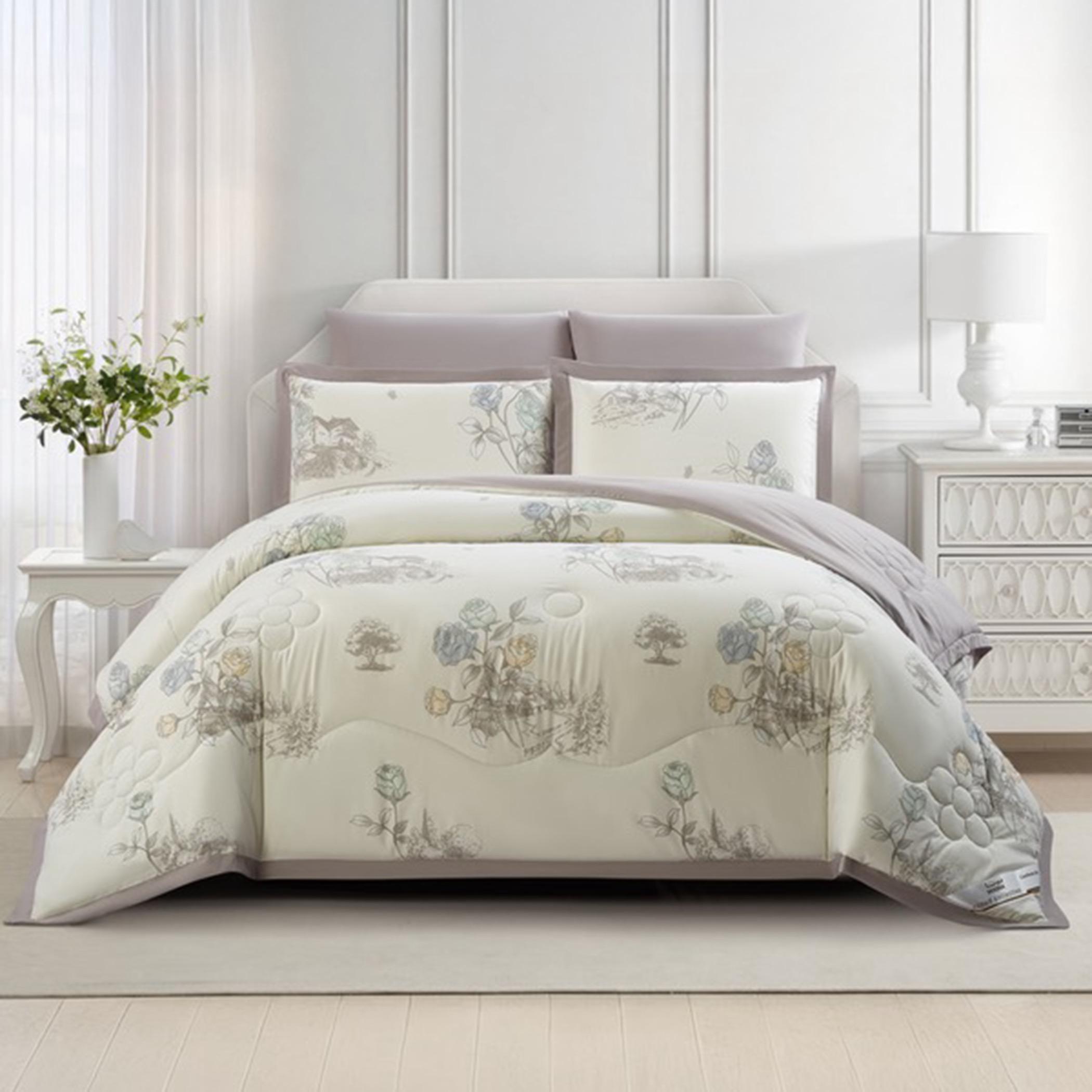 Floral Reversible King Comforter Set-household-bedding-comfortersandbedspreads-comforters-image-7