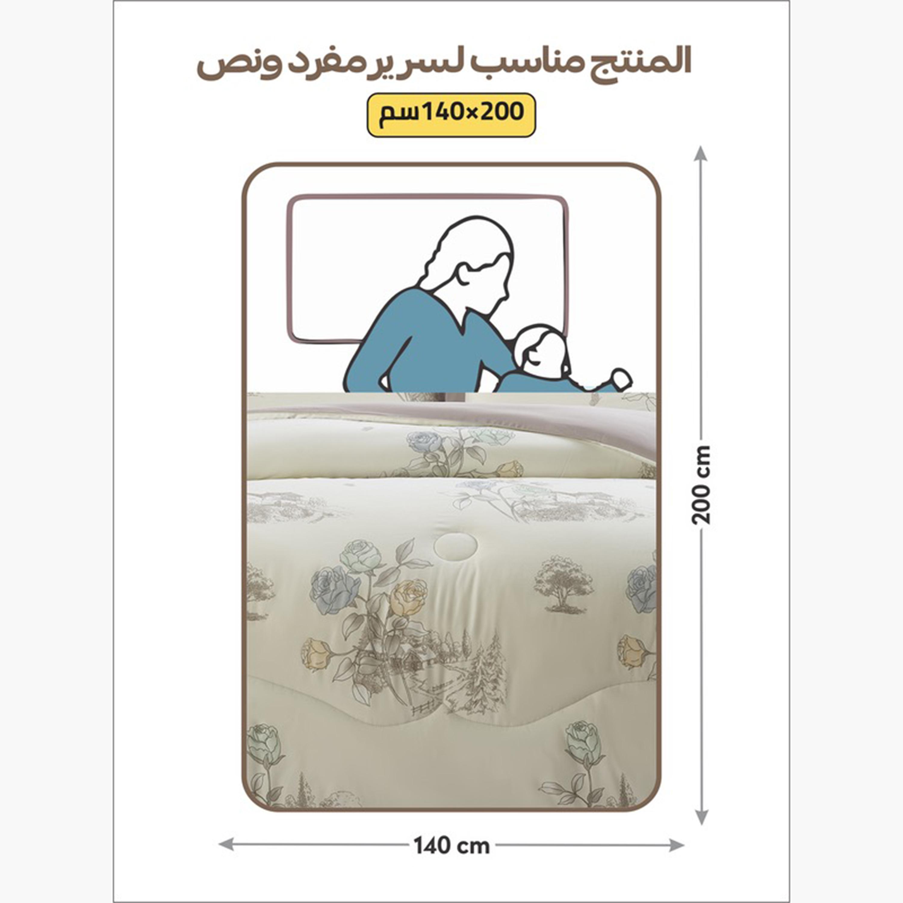 Floral Reversible King Comforter Set-household-bedding-comfortersandbedspreads-comforters-image-9