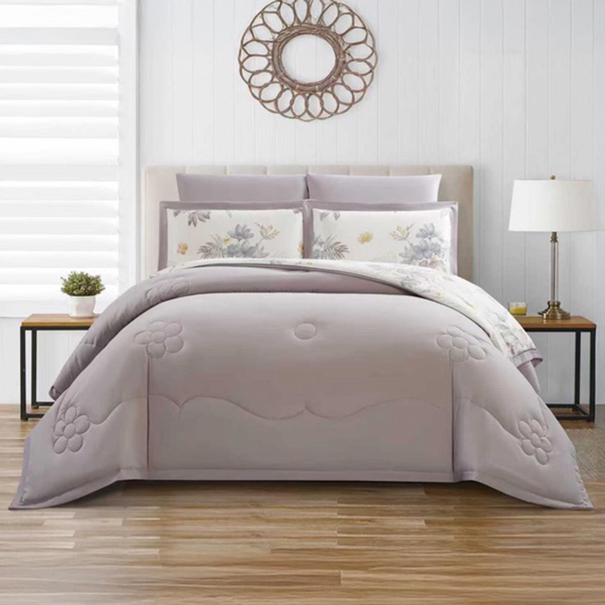 Floral Reversible King Comforter Set-household-bedding-comfortersandbedspreads-comforters-image-14