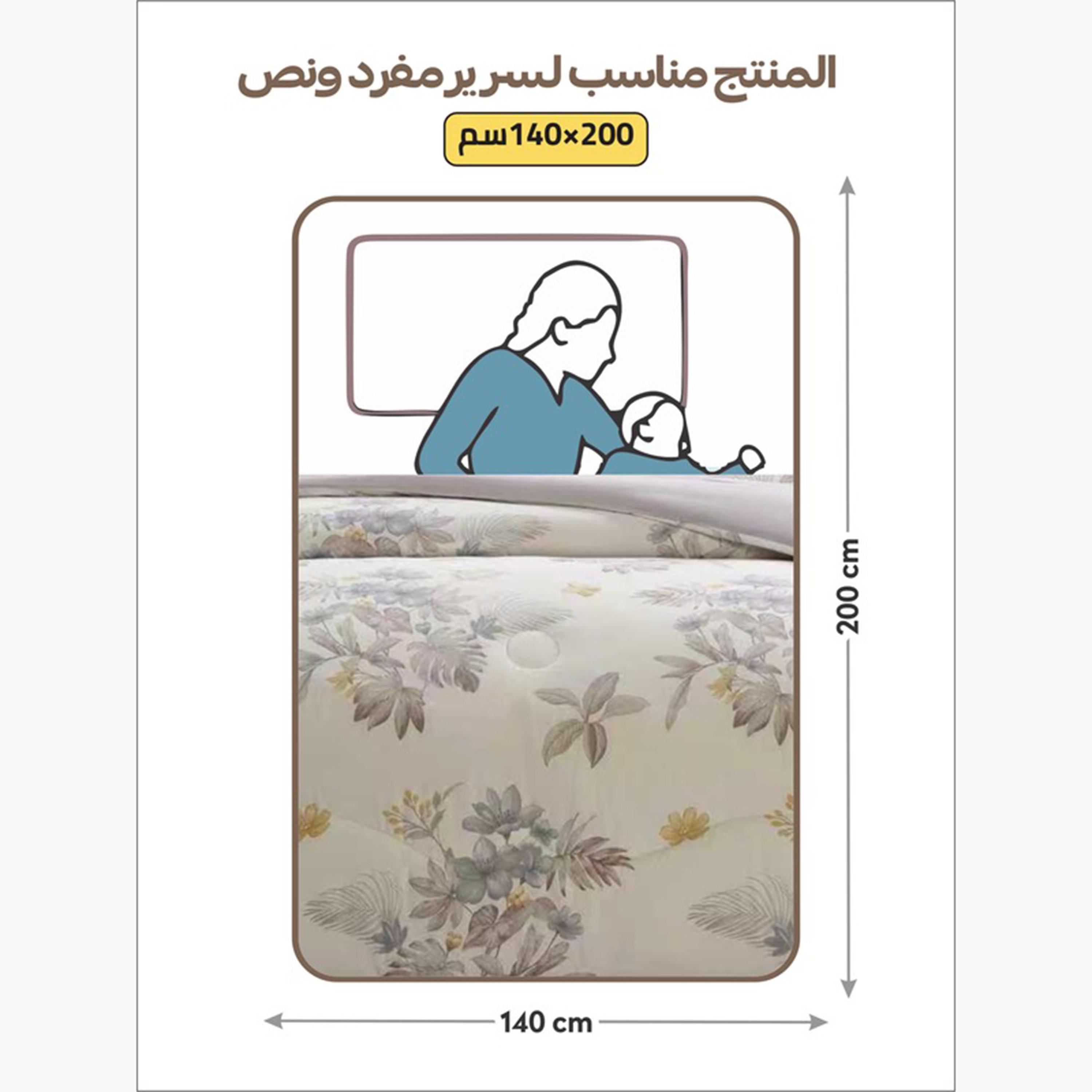 Floral Reversible King Comforter Set-household-bedding-comfortersandbedspreads-comforters-image-15