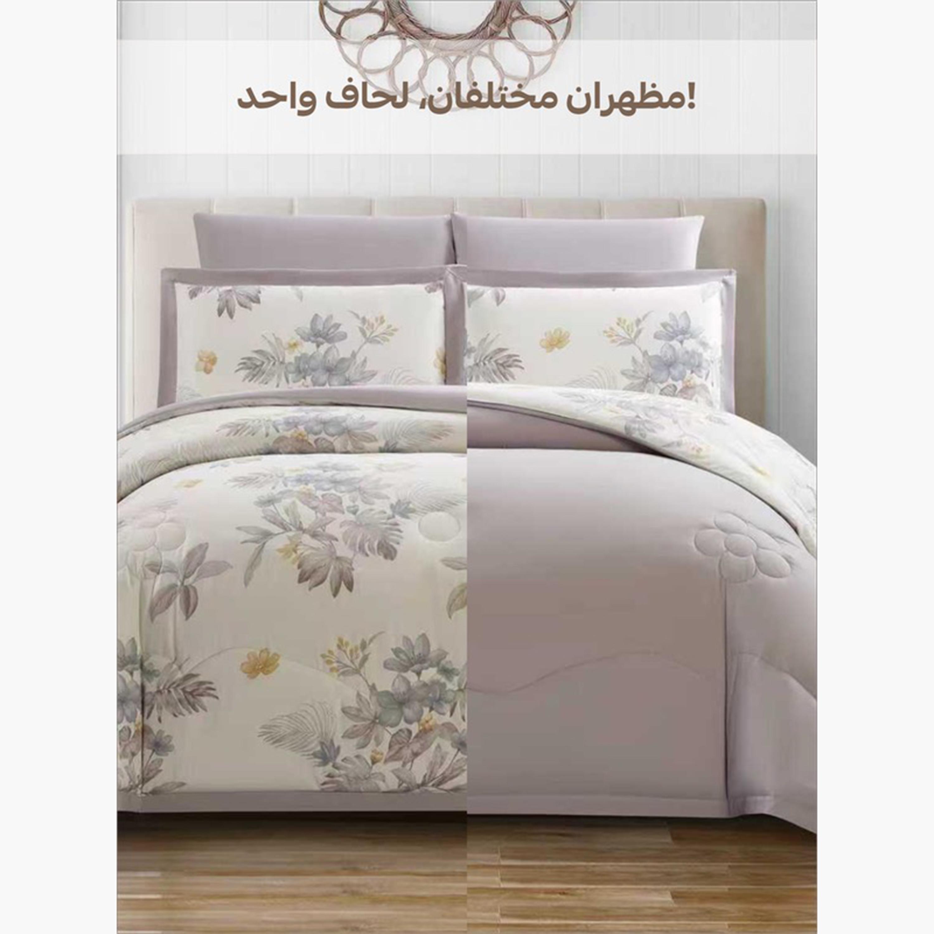 Floral Reversible King Comforter Set-household-bedding-comfortersandbedspreads-comforters-image-18