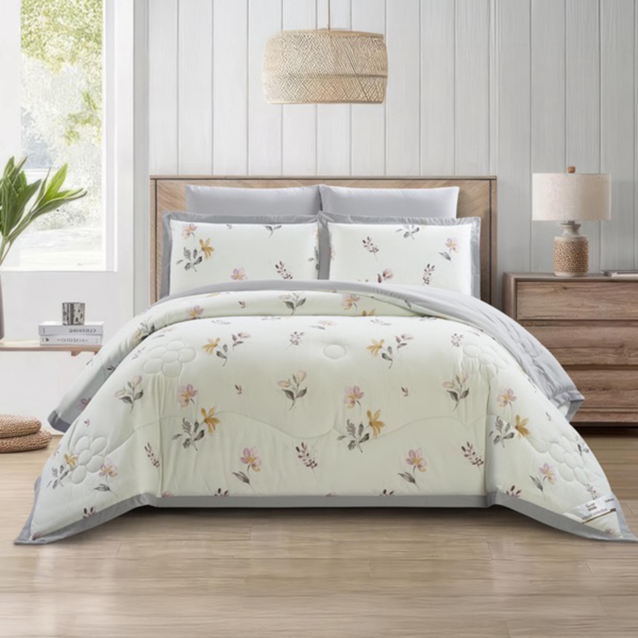 Floral Reversible King Comforter Set-household-bedding-comfortersandbedspreads-comforters-image-19