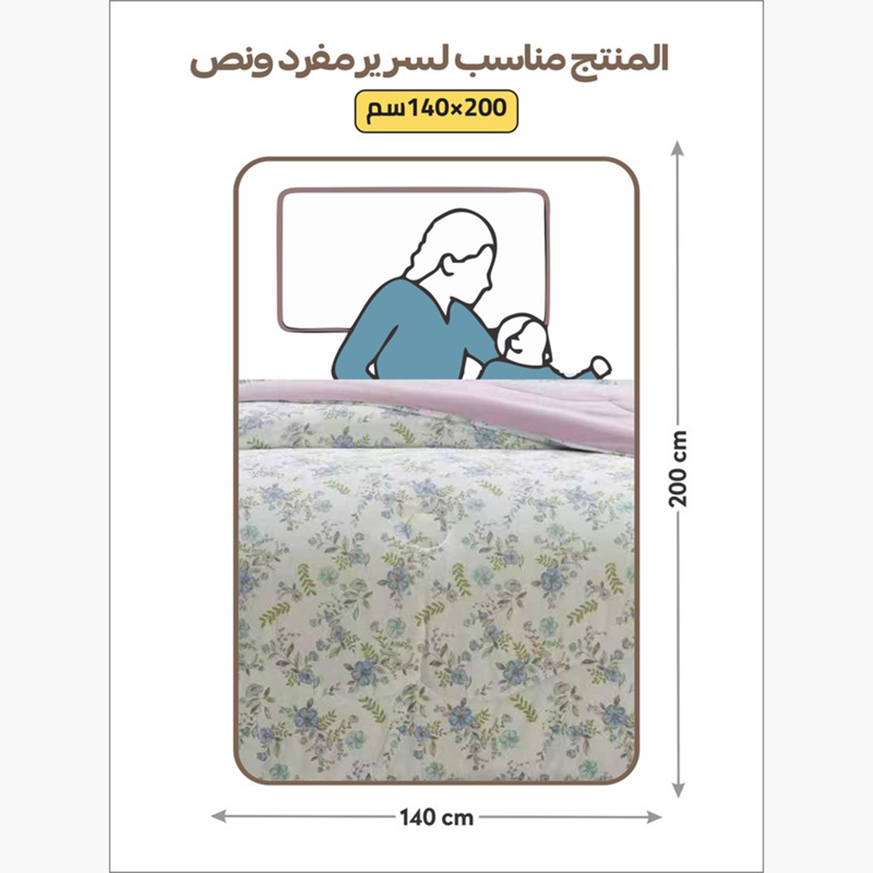 Floral Reversible King Comforter Set-household-bedding-comfortersandbedspreads-comforters-image-27