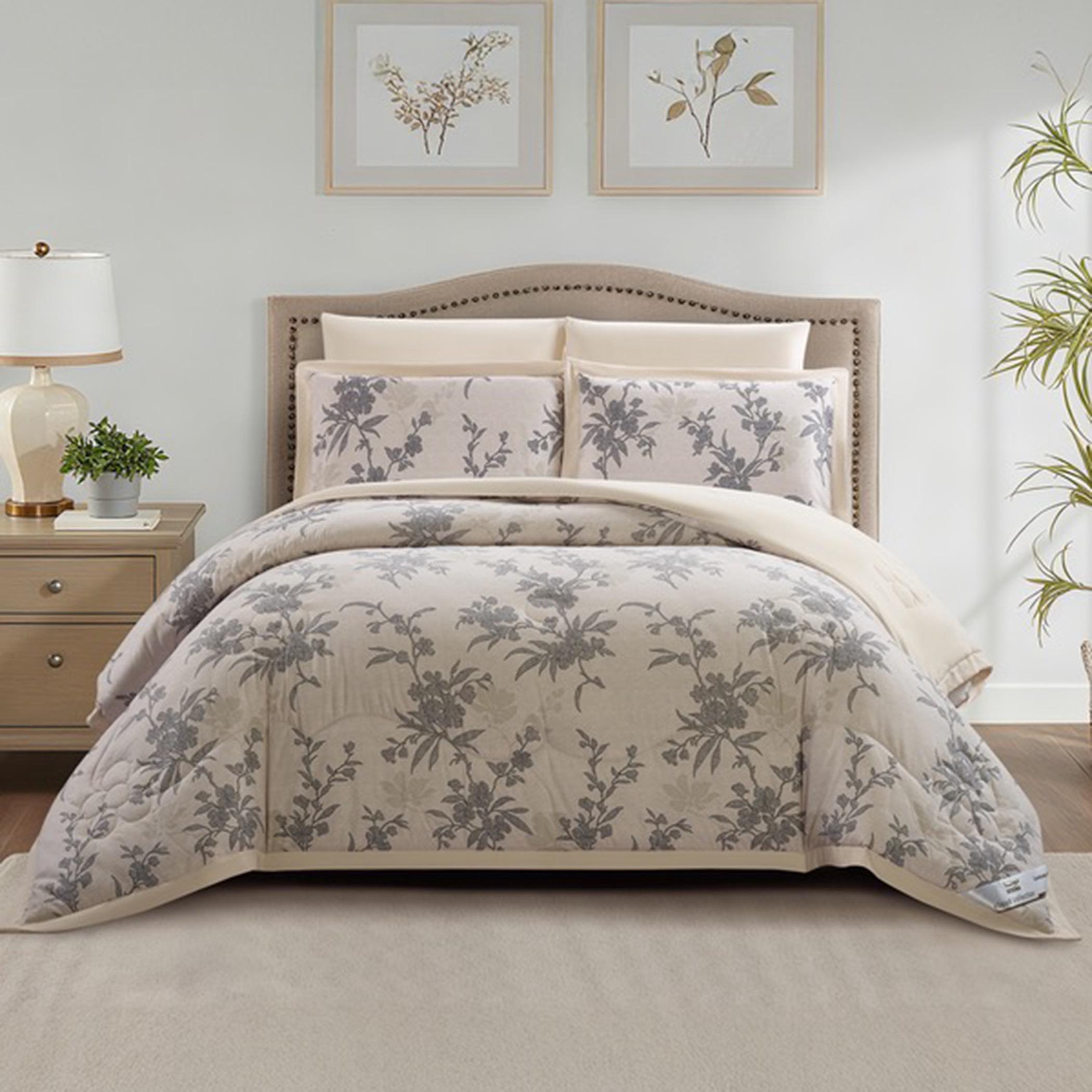 Floral Reversible King Comforter Set-household-bedding-comfortersandbedspreads-comforters-image-31