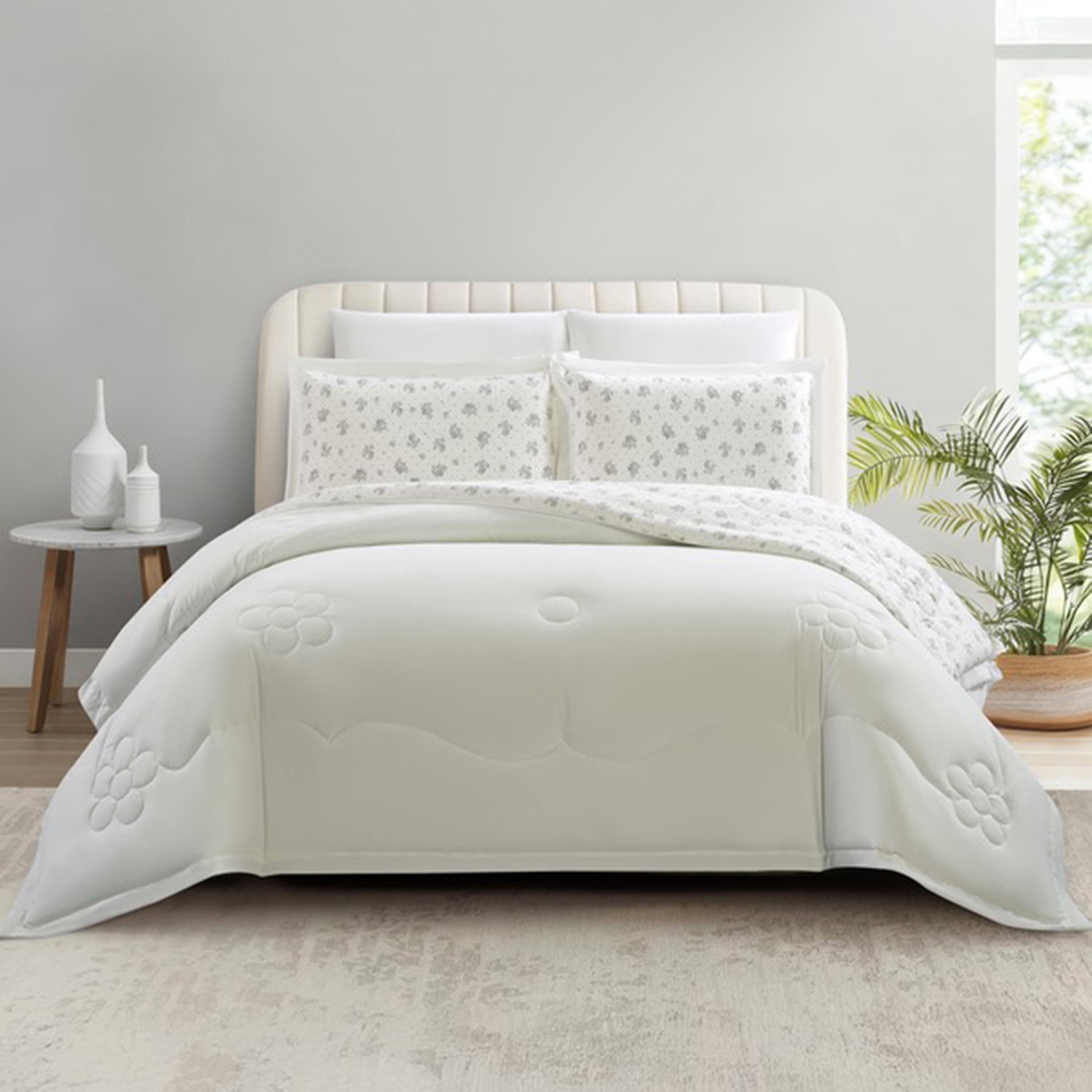 Floral Reversible King Comforter Set-household-bedding-comfortersandbedspreads-comforters-image-38