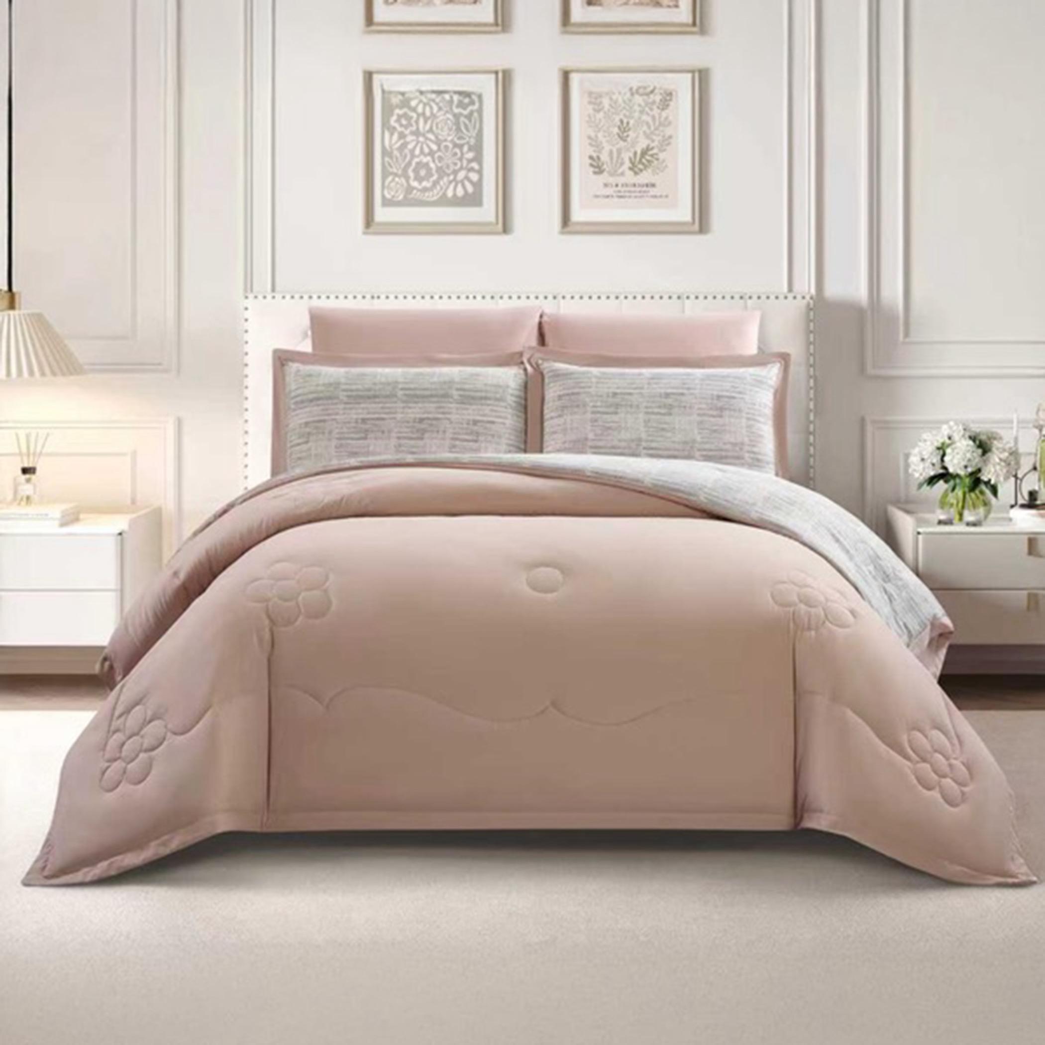 Floral Reversible King Comforter Set-household-bedding-comfortersandbedspreads-comforters-image-44