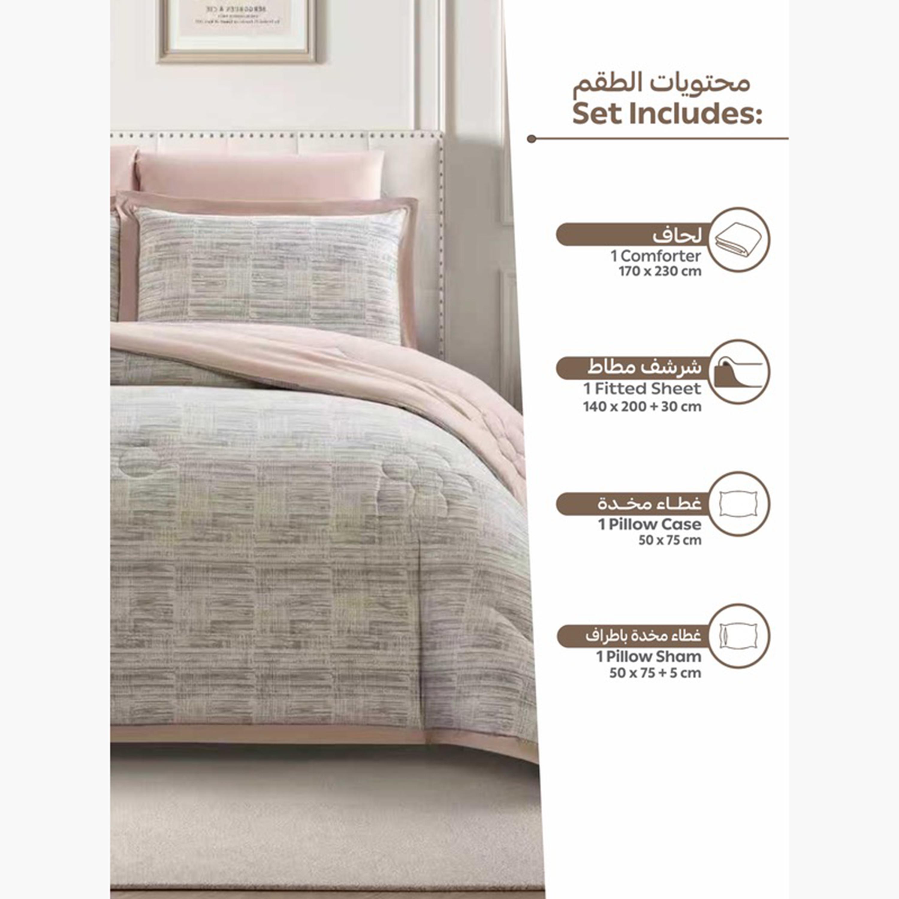 Floral Reversible King Comforter Set-household-bedding-comfortersandbedspreads-comforters-image-46