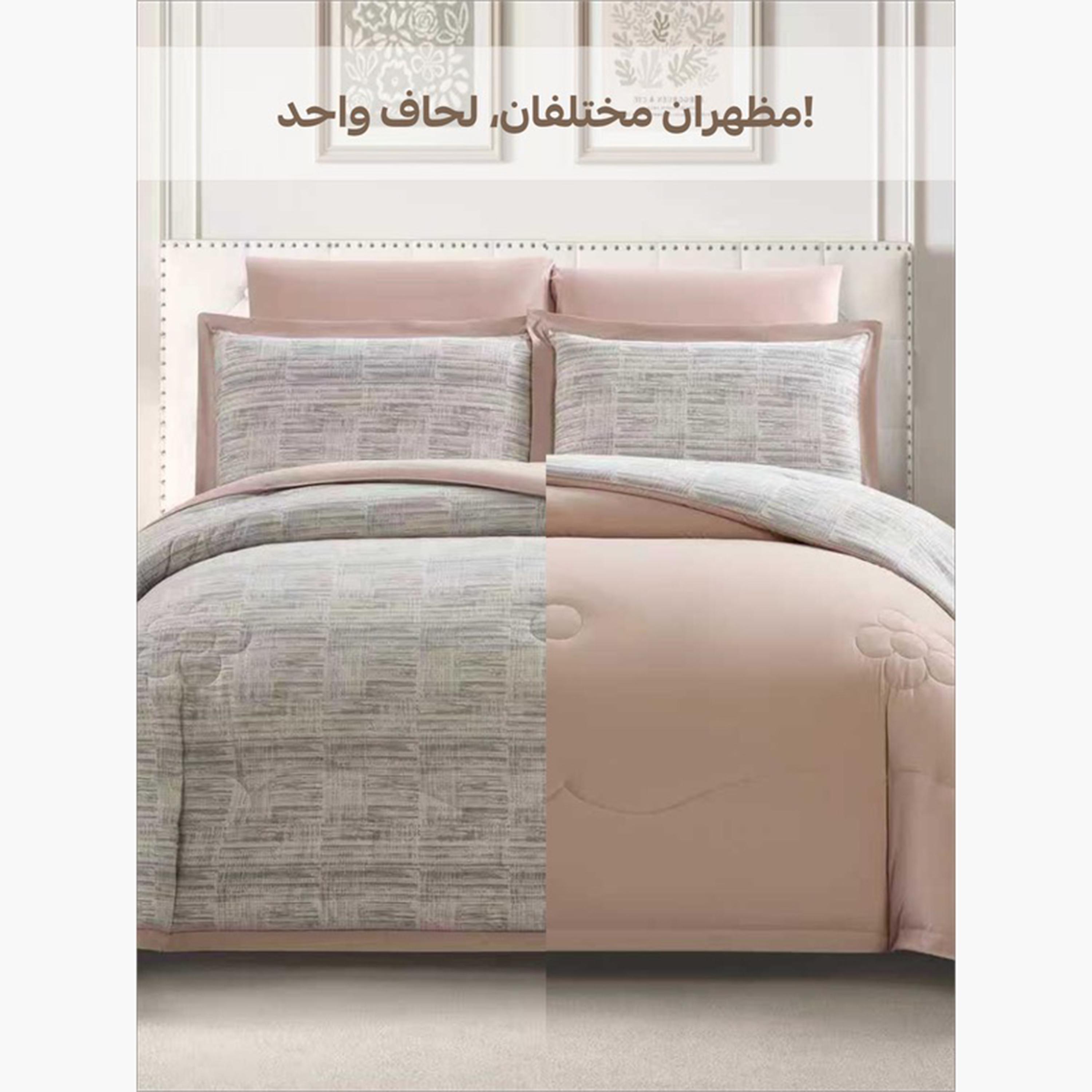 Floral Reversible King Comforter Set-household-bedding-comfortersandbedspreads-comforters-image-48