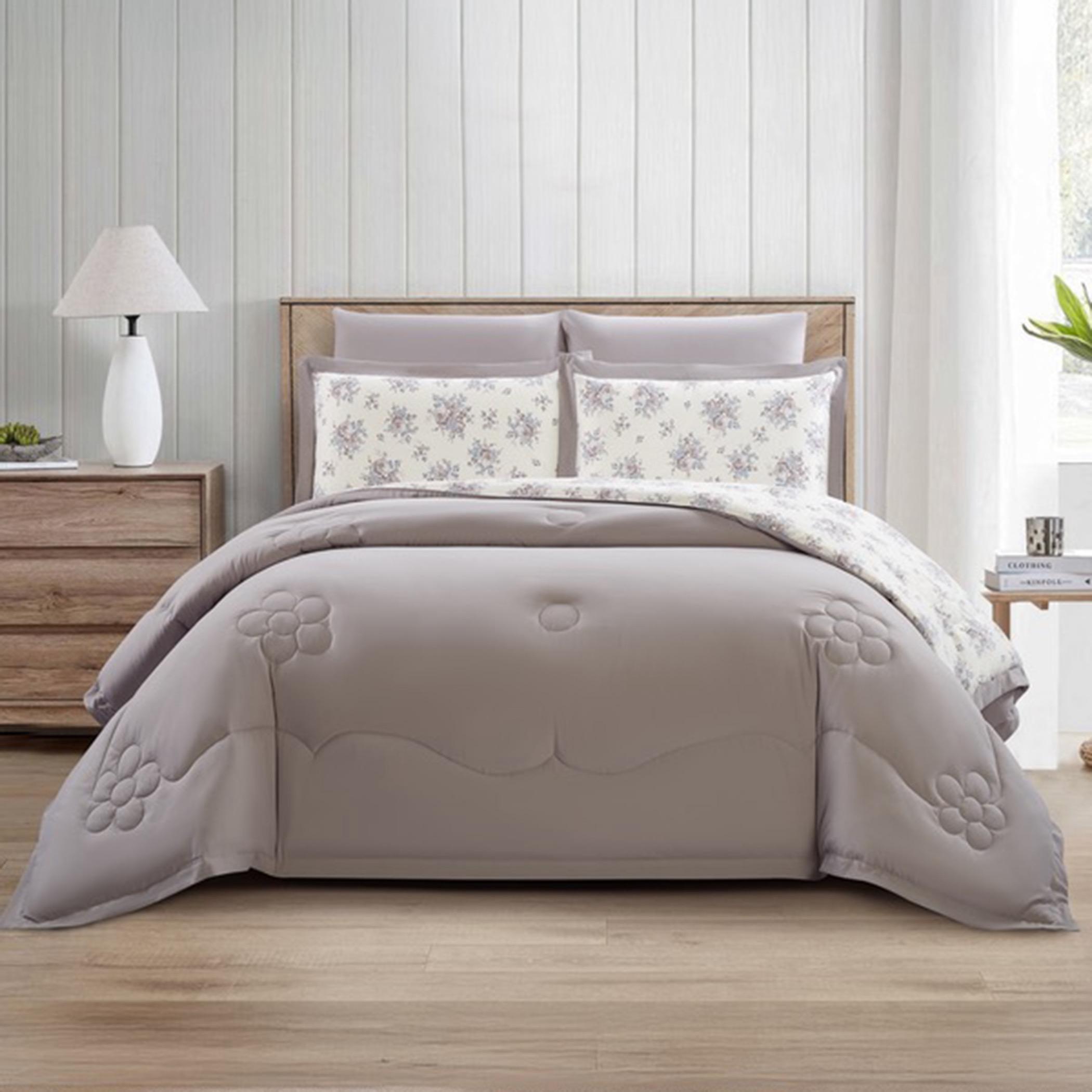 Floral Reversible King Comforter Set-household-bedding-comfortersandbedspreads-comforters-image-50