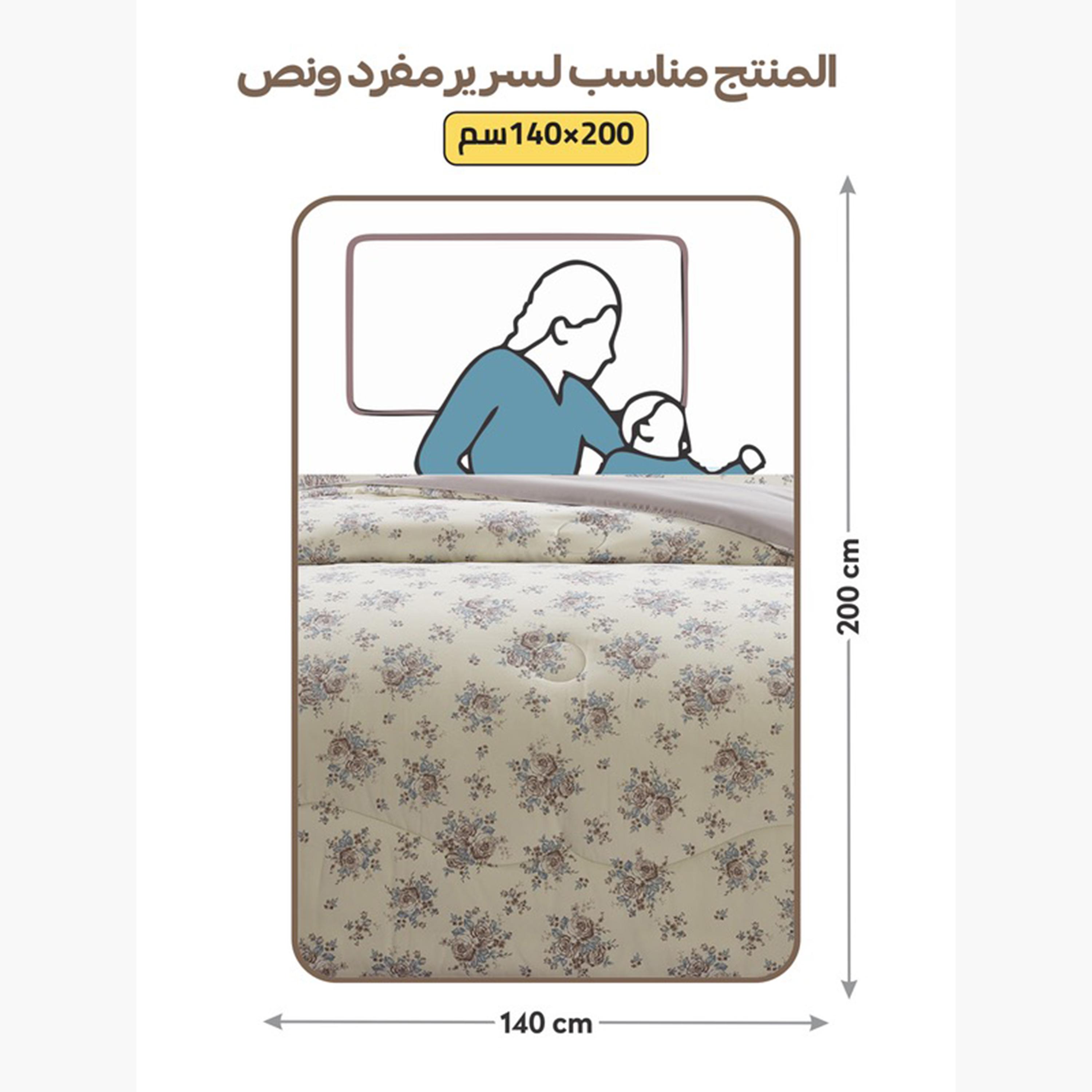 Floral Reversible King Comforter Set-household-bedding-comfortersandbedspreads-comforters-image-51