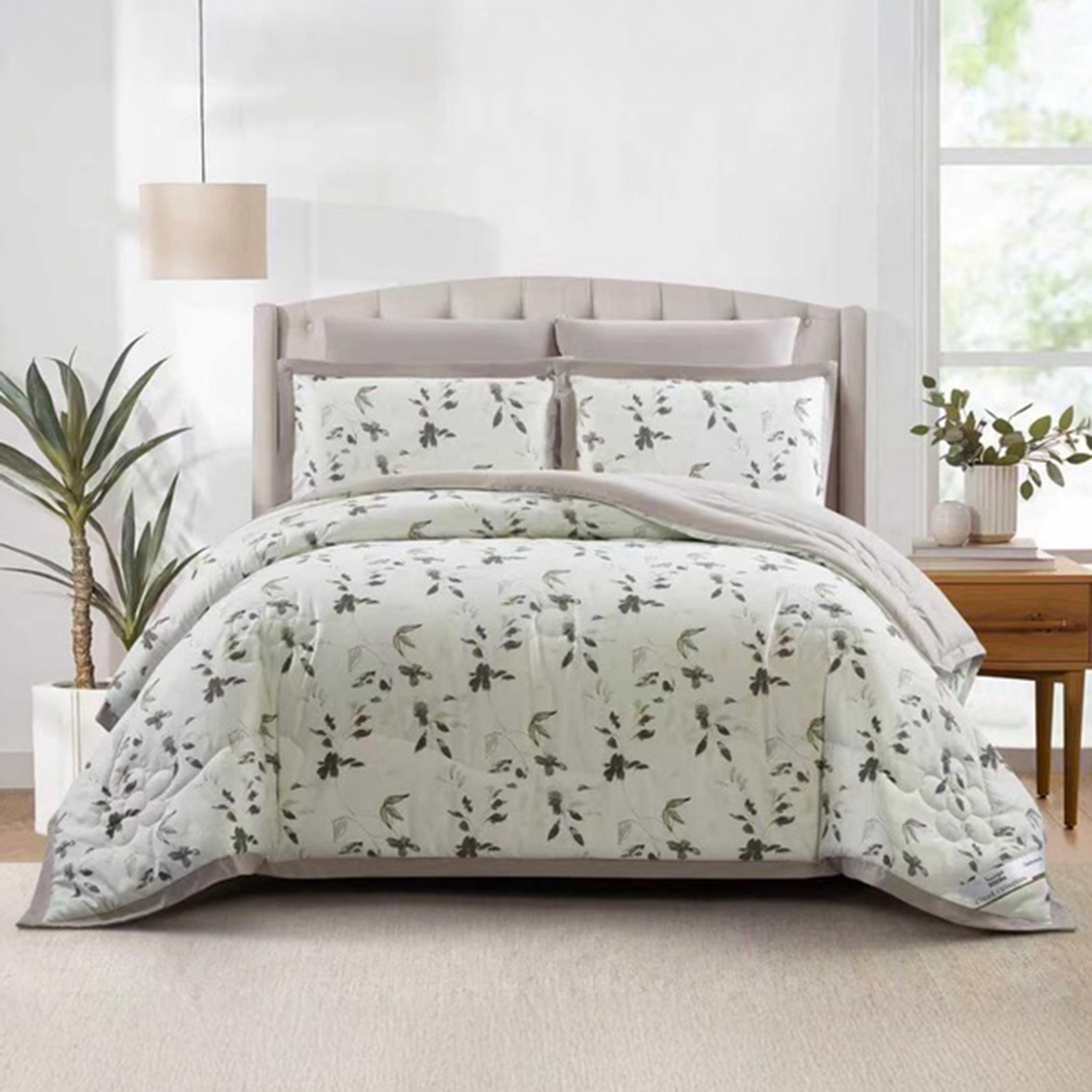 Floral Reversible King Comforter Set-household-bedding-comfortersandbedspreads-comforters-image-61