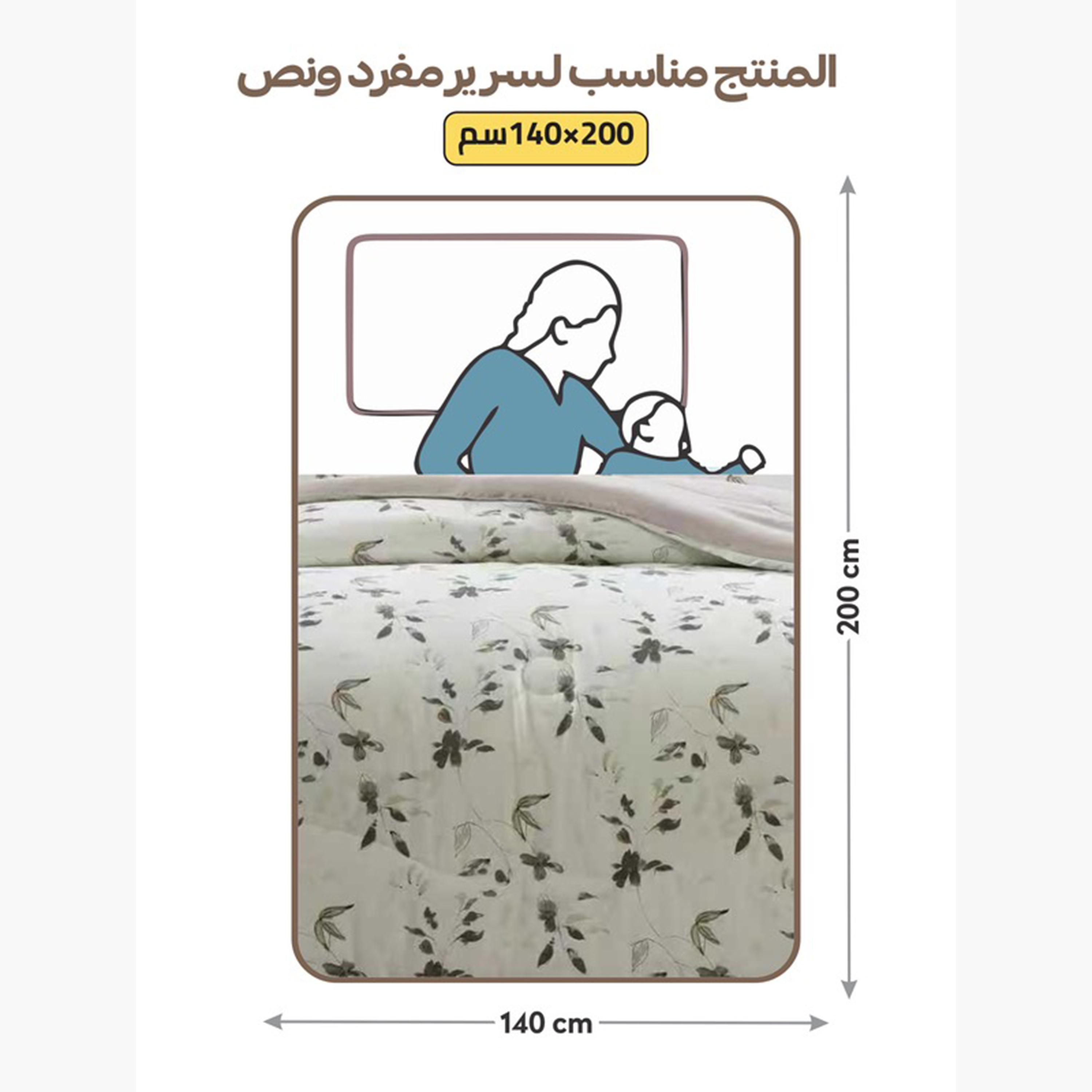 Floral Reversible King Comforter Set-household-bedding-comfortersandbedspreads-comforters-image-63