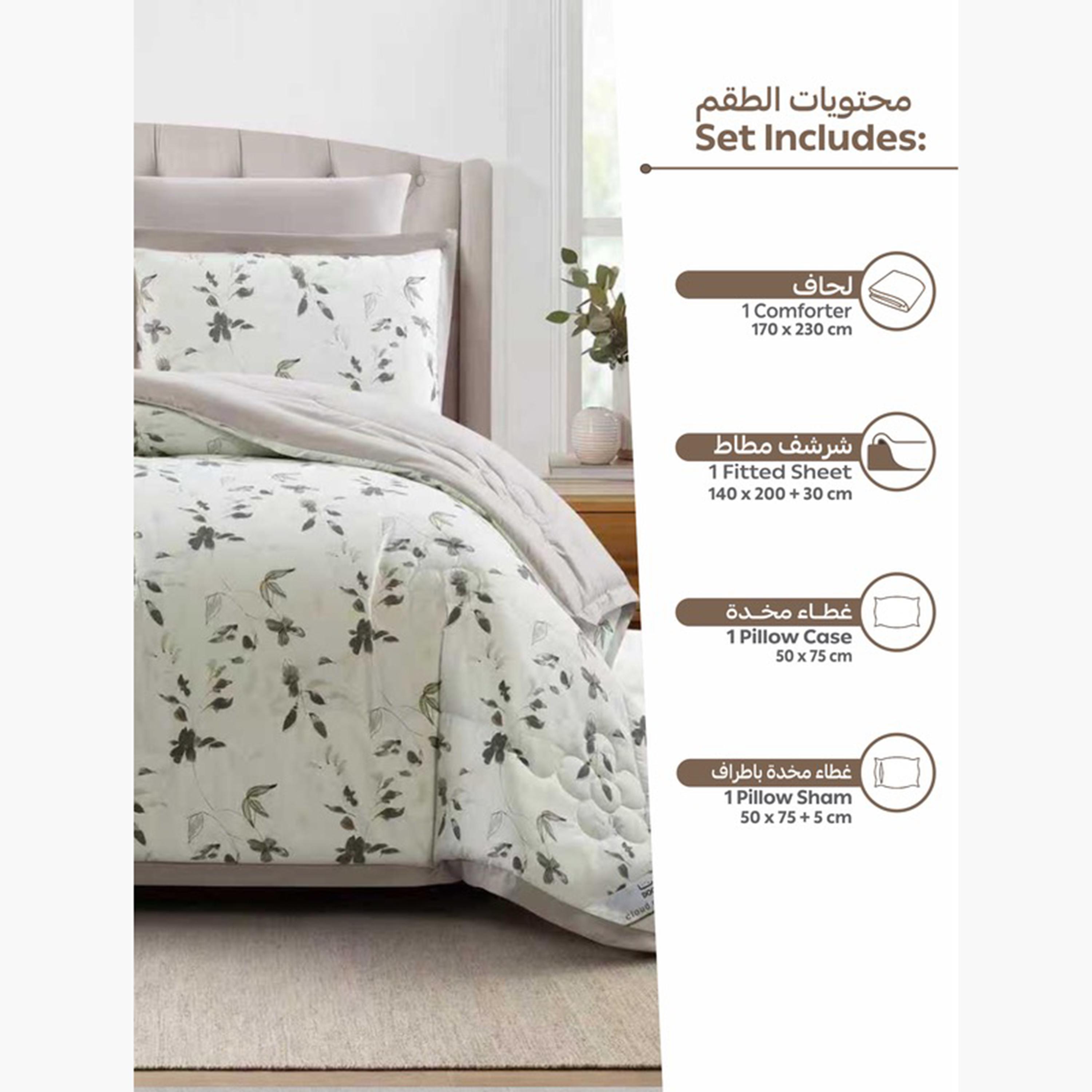 Floral Reversible King Comforter Set-household-bedding-comfortersandbedspreads-comforters-image-64