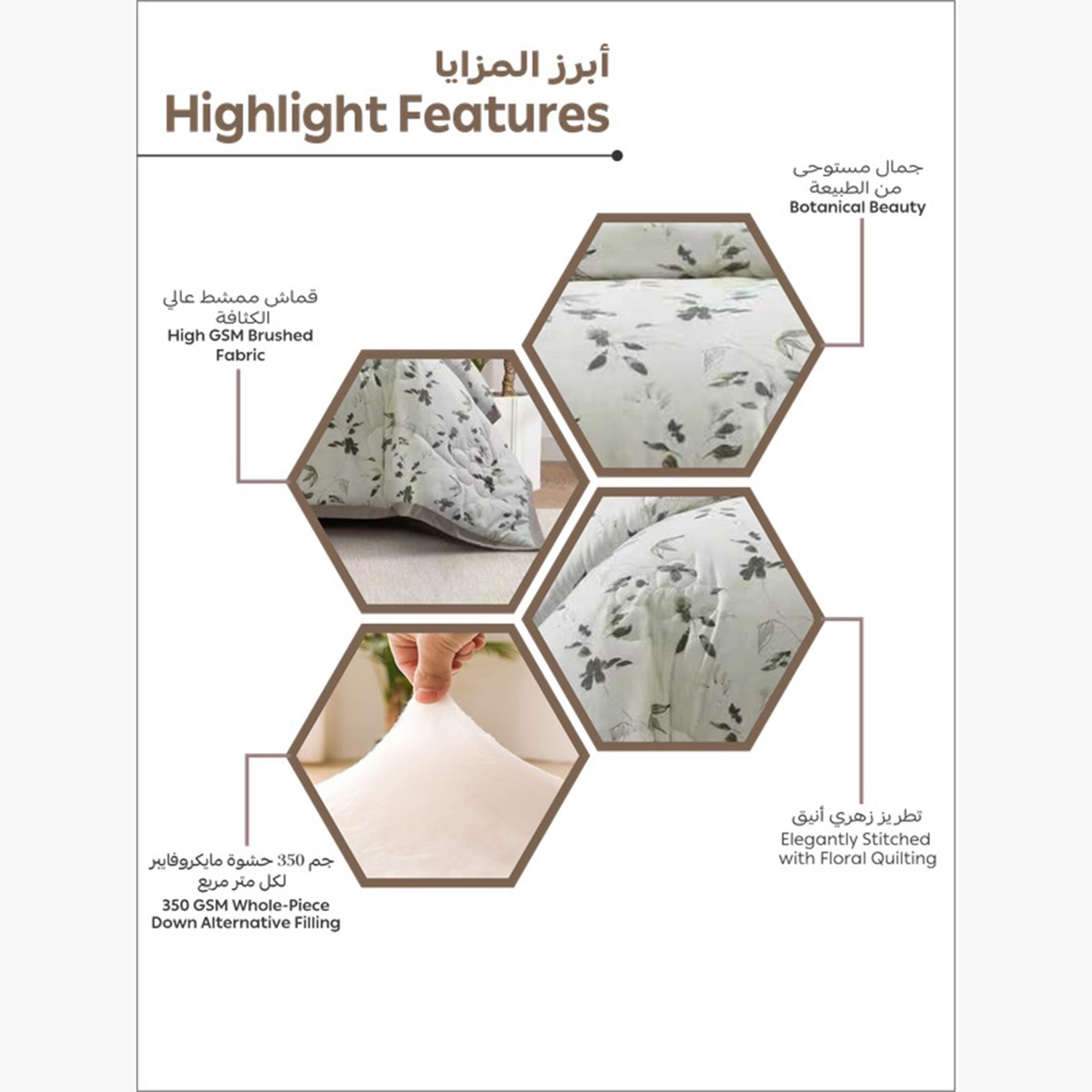 Floral Reversible King Comforter Set-household-bedding-comfortersandbedspreads-comforters-image-65