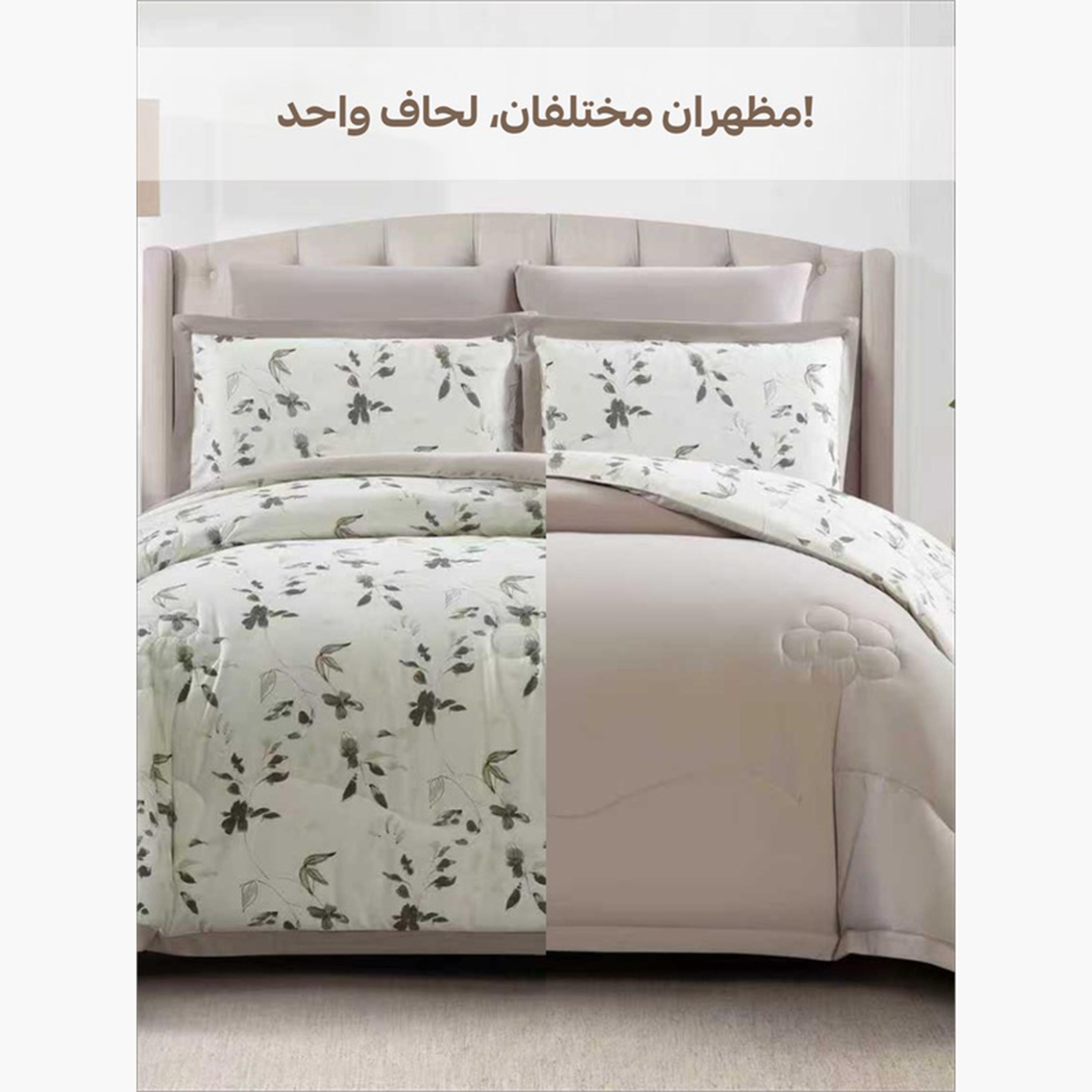 Floral Reversible King Comforter Set-household-bedding-comfortersandbedspreads-comforters-image-66